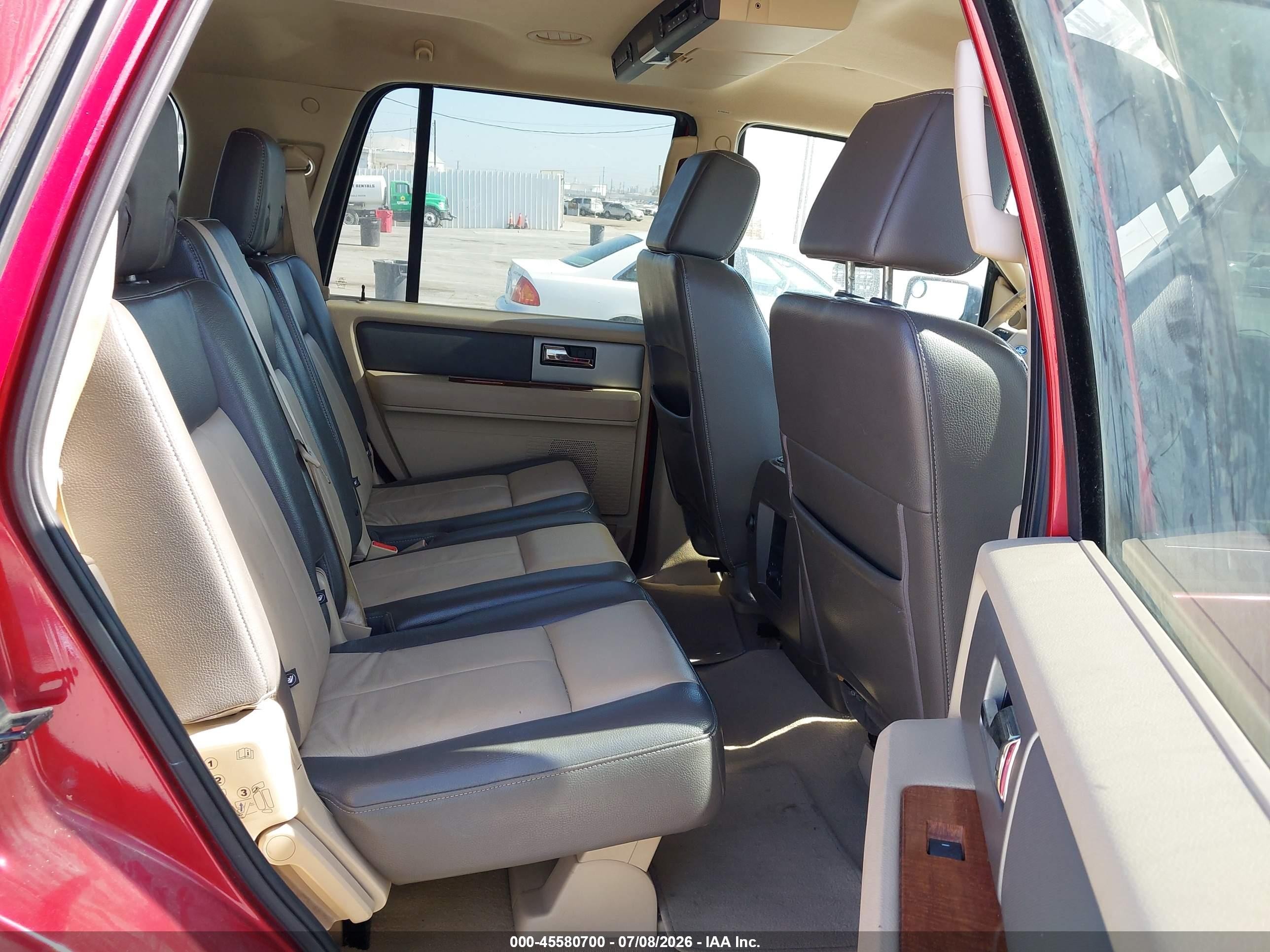 2007 Ford Expedition Eddie Bauer Red vin: 1FMFU17577LA42496