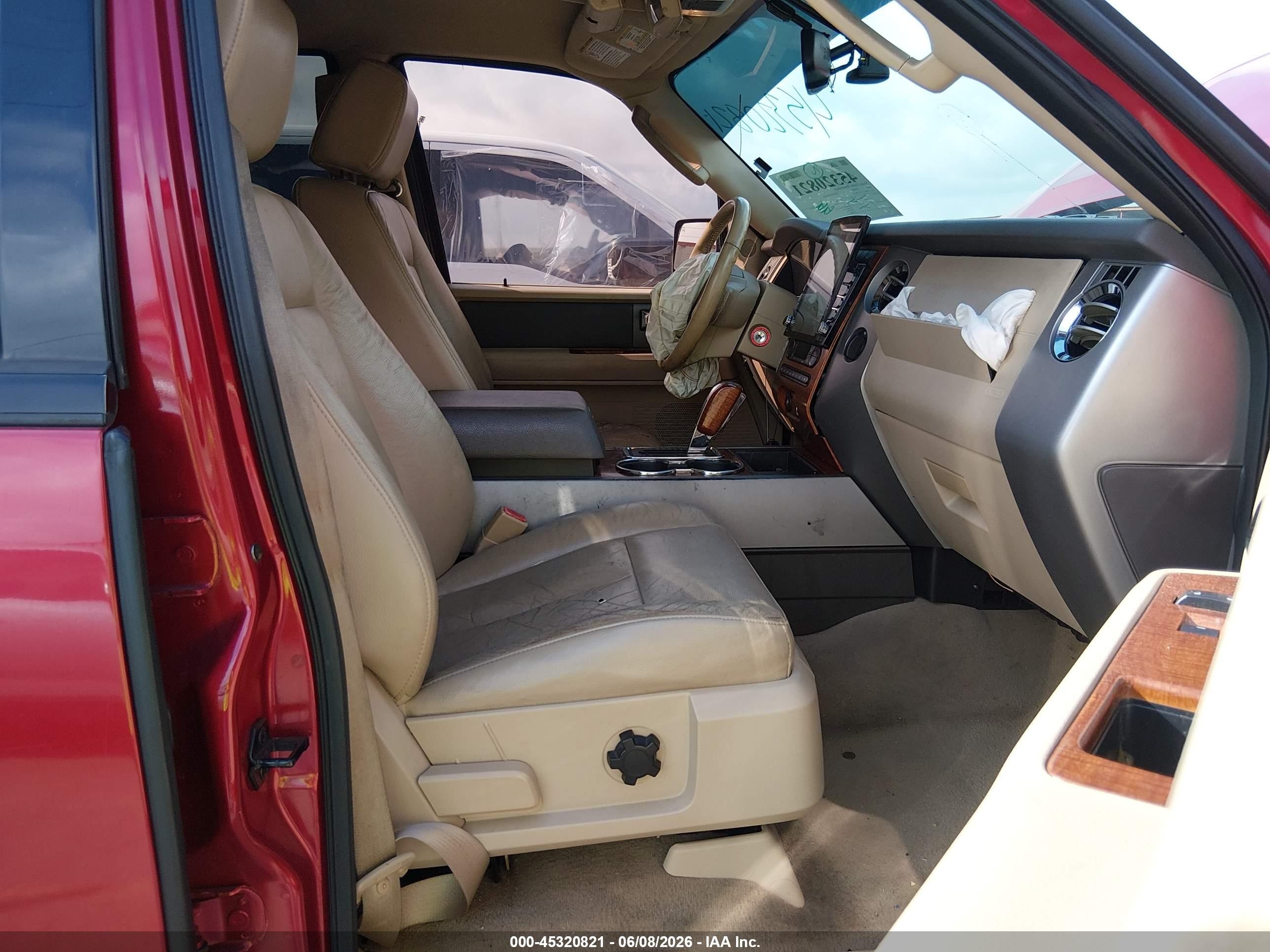 2007 Ford Expedition Eddie Bauer Red vin: 1FMFU17577LA83226