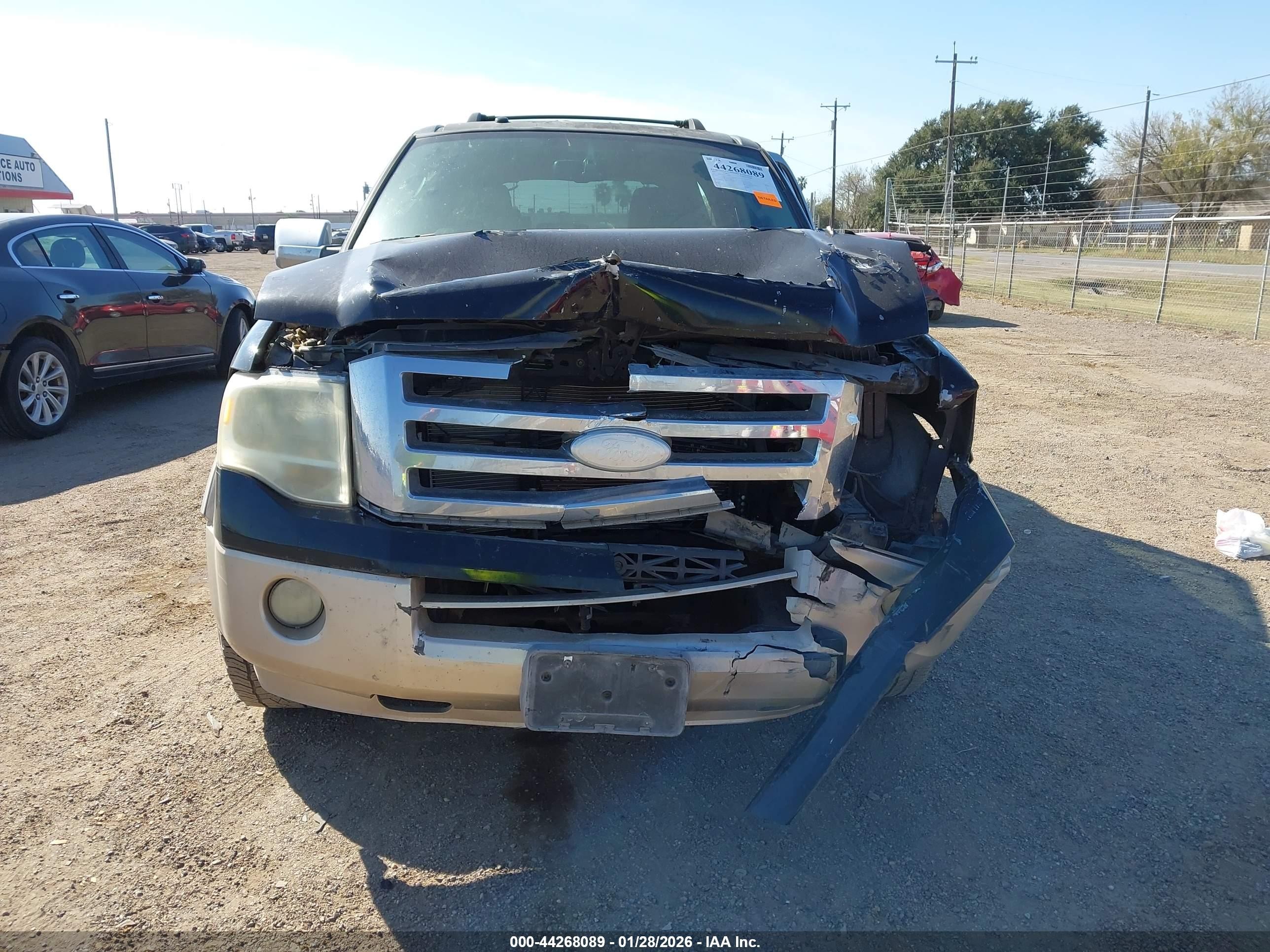 2007 Ford Expedition Eddie Bauer Black vin: 1FMFU17577LA91892