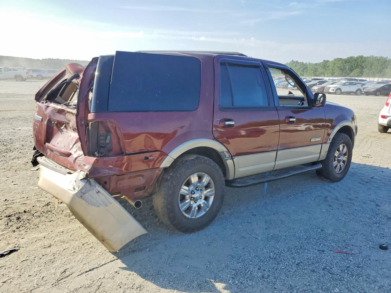 2008 Ford Expedition Eddie Bauer Burgundy vin: 1FMFU17578LA02131