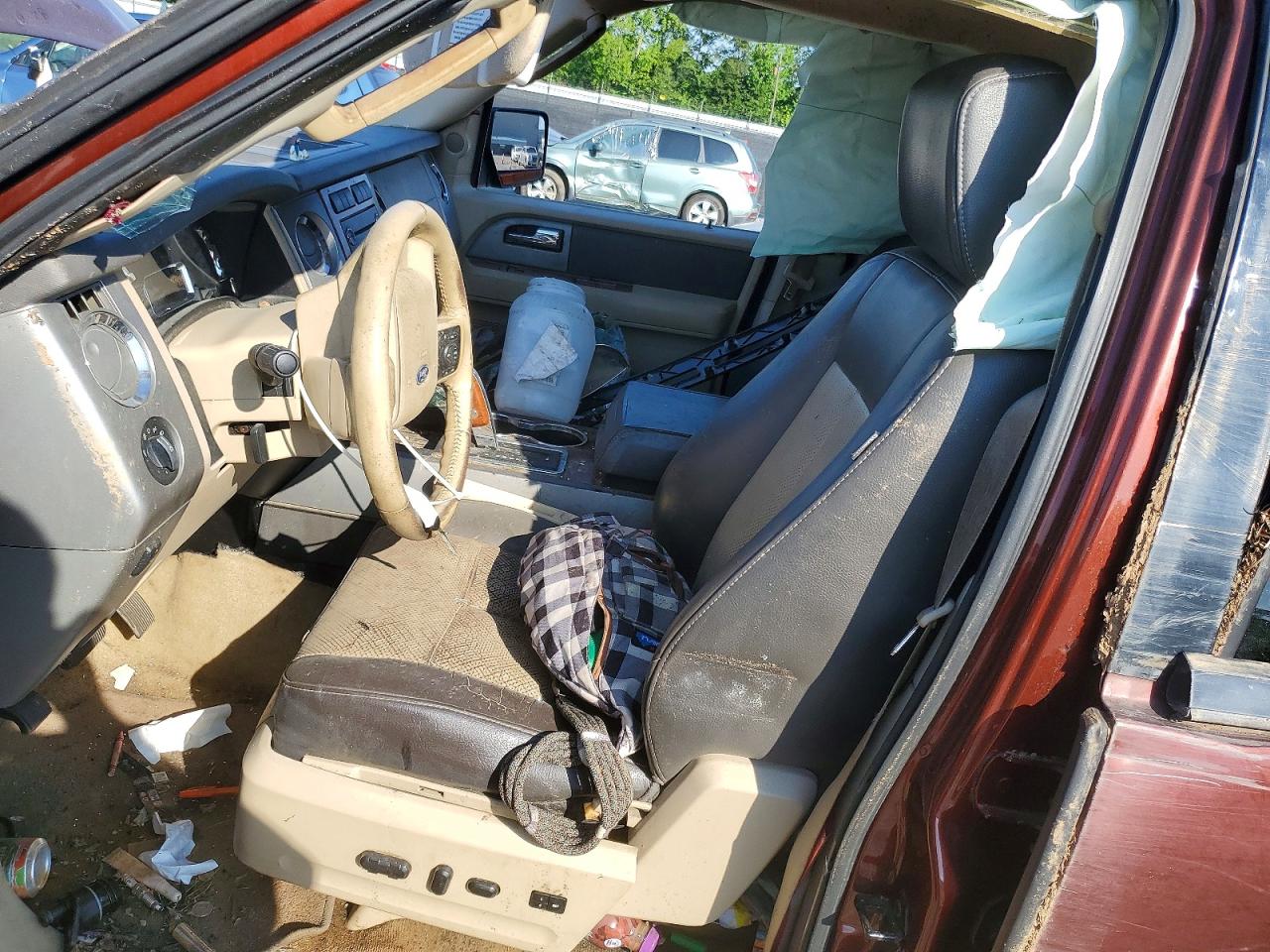 2008 Ford Expedition Eddie Bauer Burgundy vin: 1FMFU17578LA02131