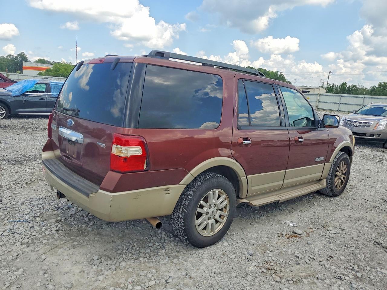 2007 Ford Expedition Eddie Bauer Brown vin: 1FMFU17587LA60232