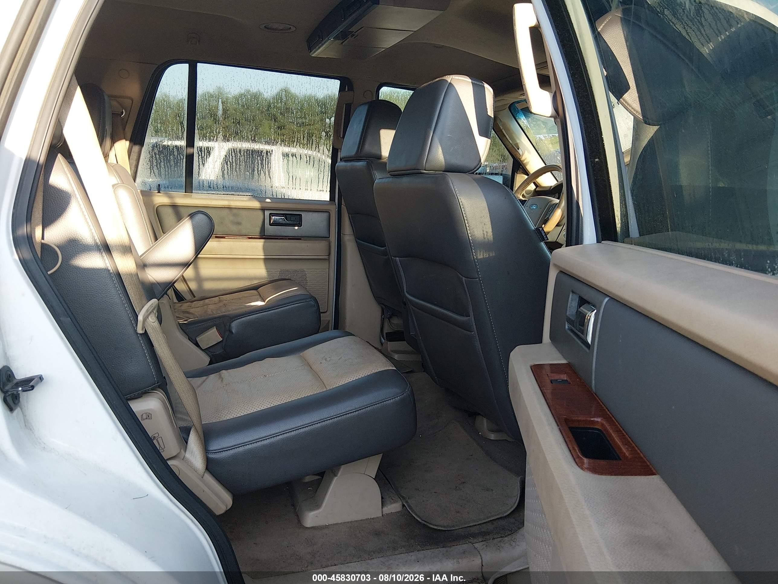 2007 Ford Expedition Eddie Bauer White vin: 1FMFU17587LA62336