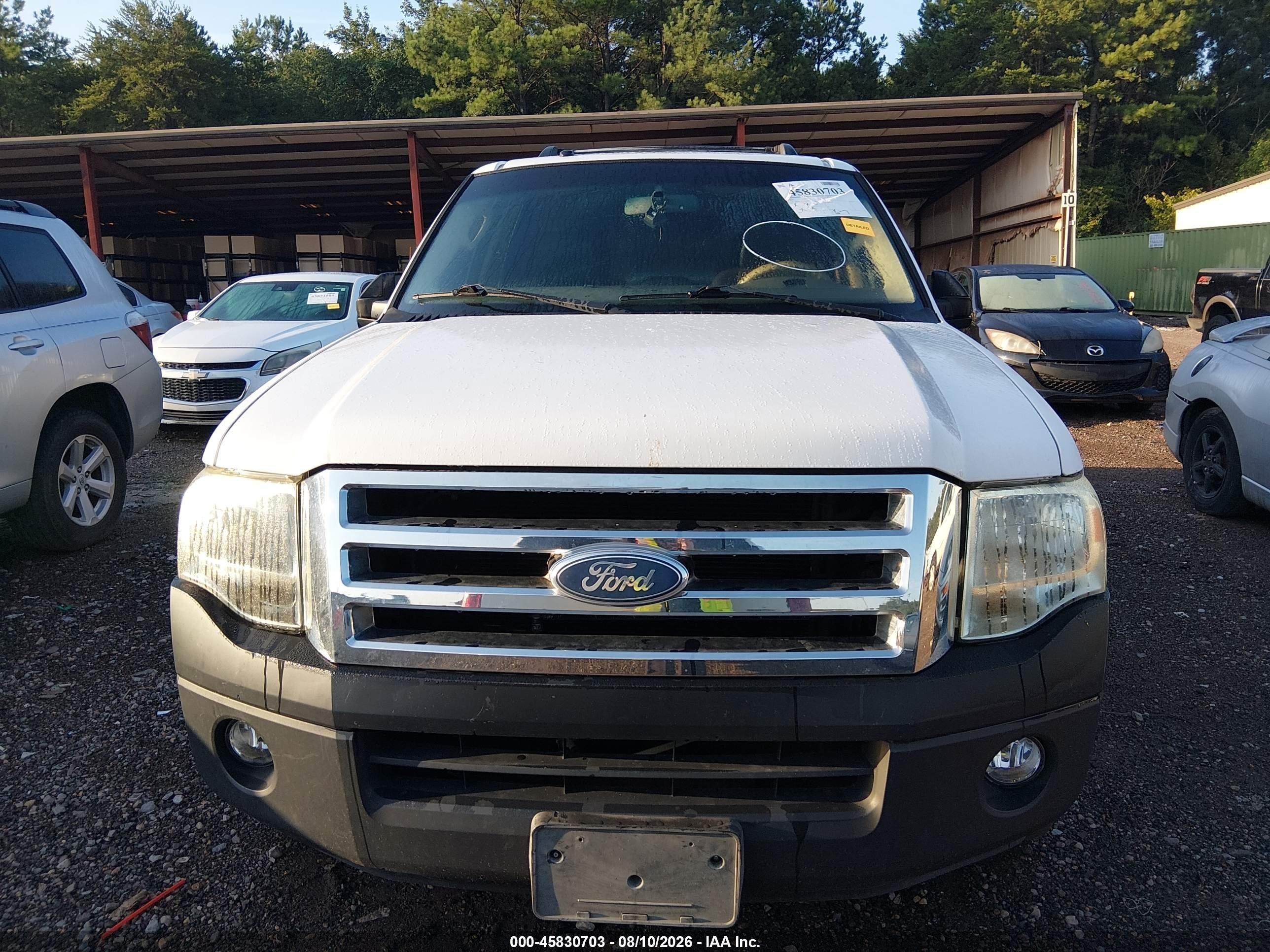 2007 Ford Expedition Eddie Bauer White vin: 1FMFU17587LA62336