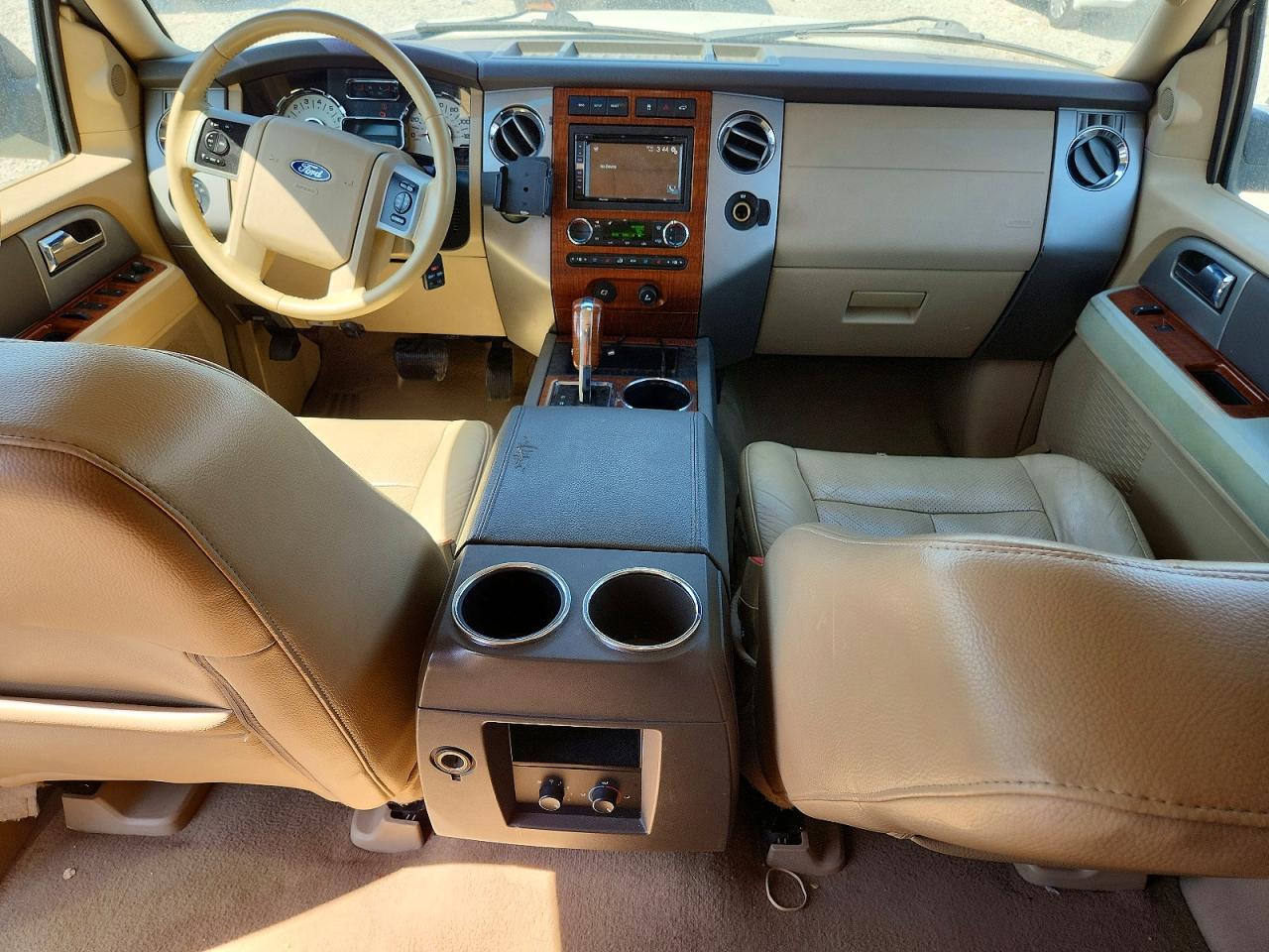 2008 Ford Expedition Eddie Bauer White vin: 1FMFU17588LA40824