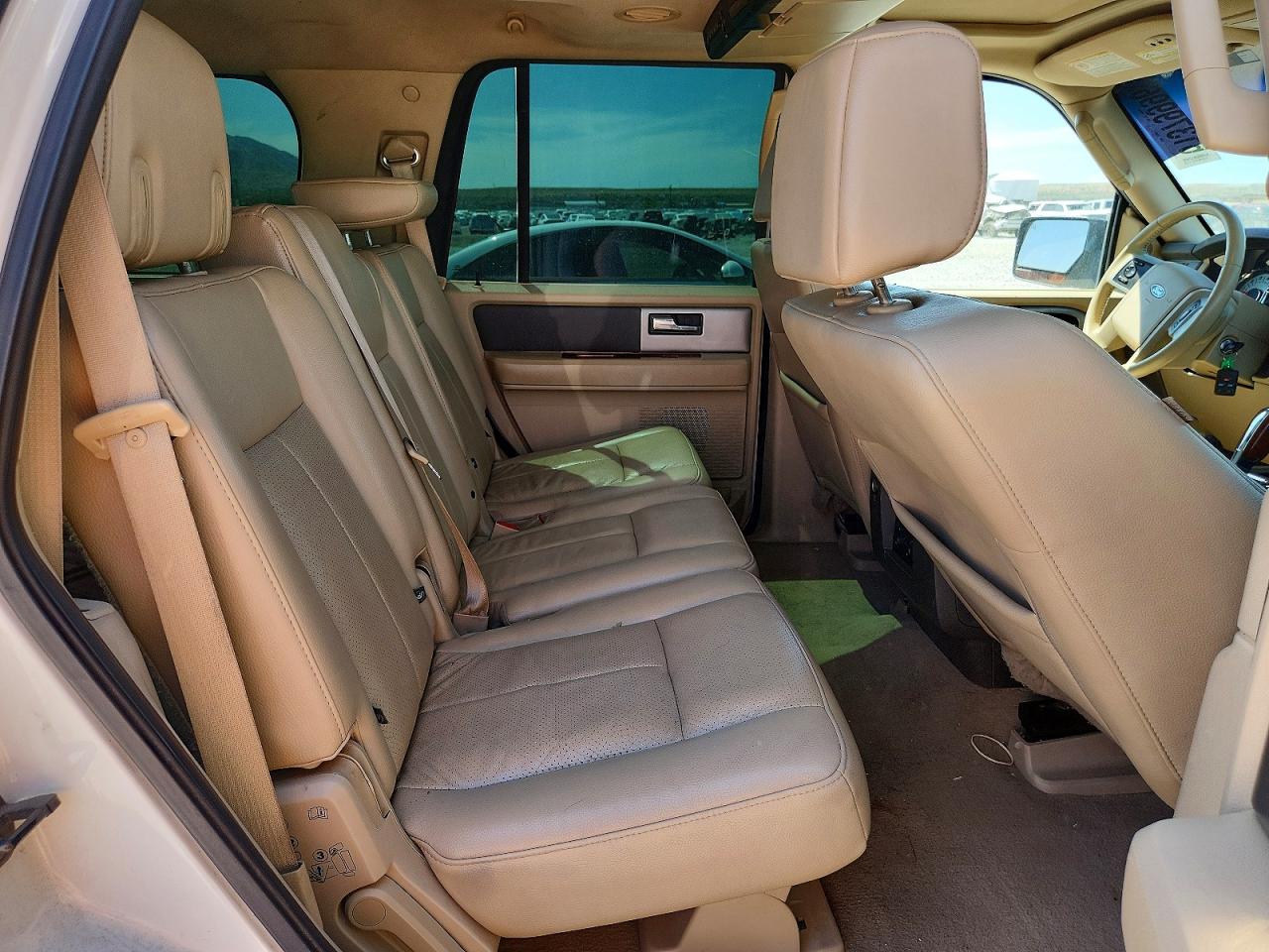 2008 Ford Expedition Eddie Bauer White vin: 1FMFU17588LA40824