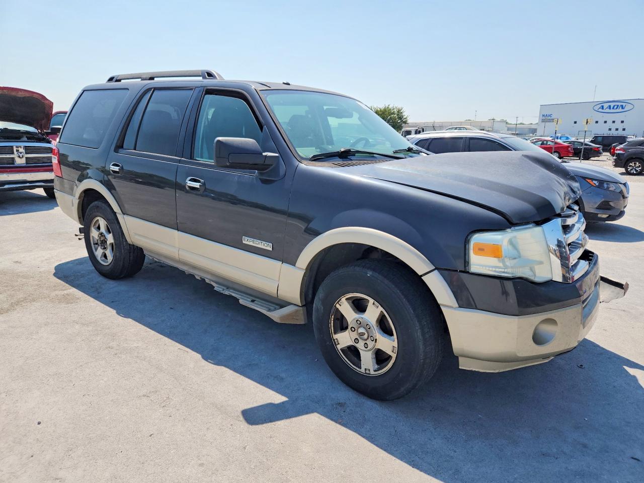 2007 Ford Expedition Eddie Bauer Gray vin: 1FMFU17597LA89142