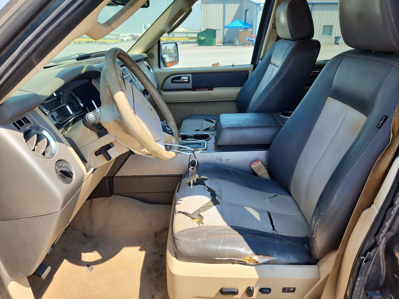 2007 Ford Expedition Eddie Bauer Gray vin: 1FMFU17597LA89142
