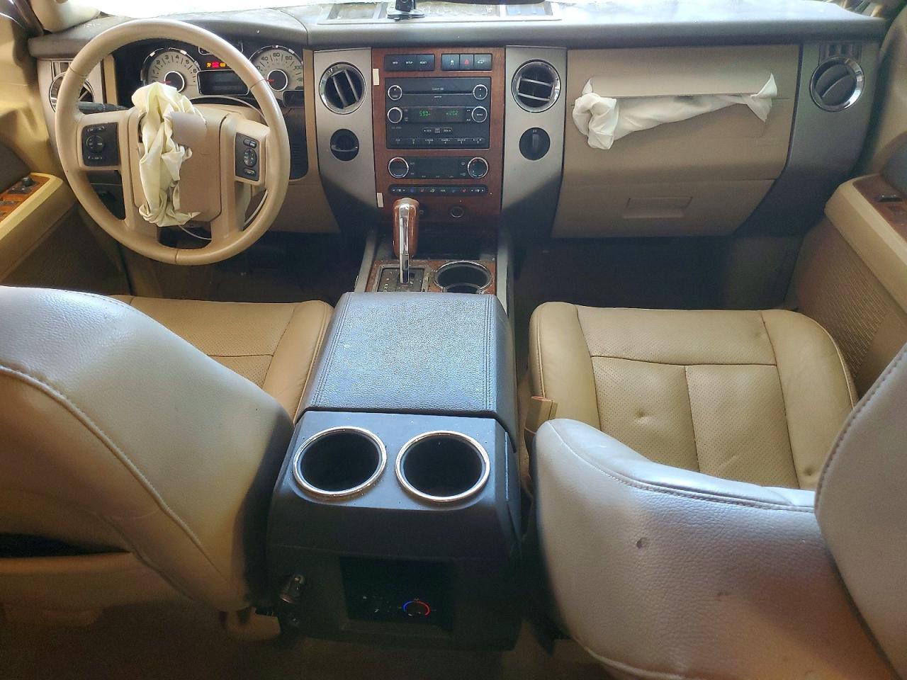 2008 Ford Expedition Eddie Bauer White vin: 1FMFU17598LA25202