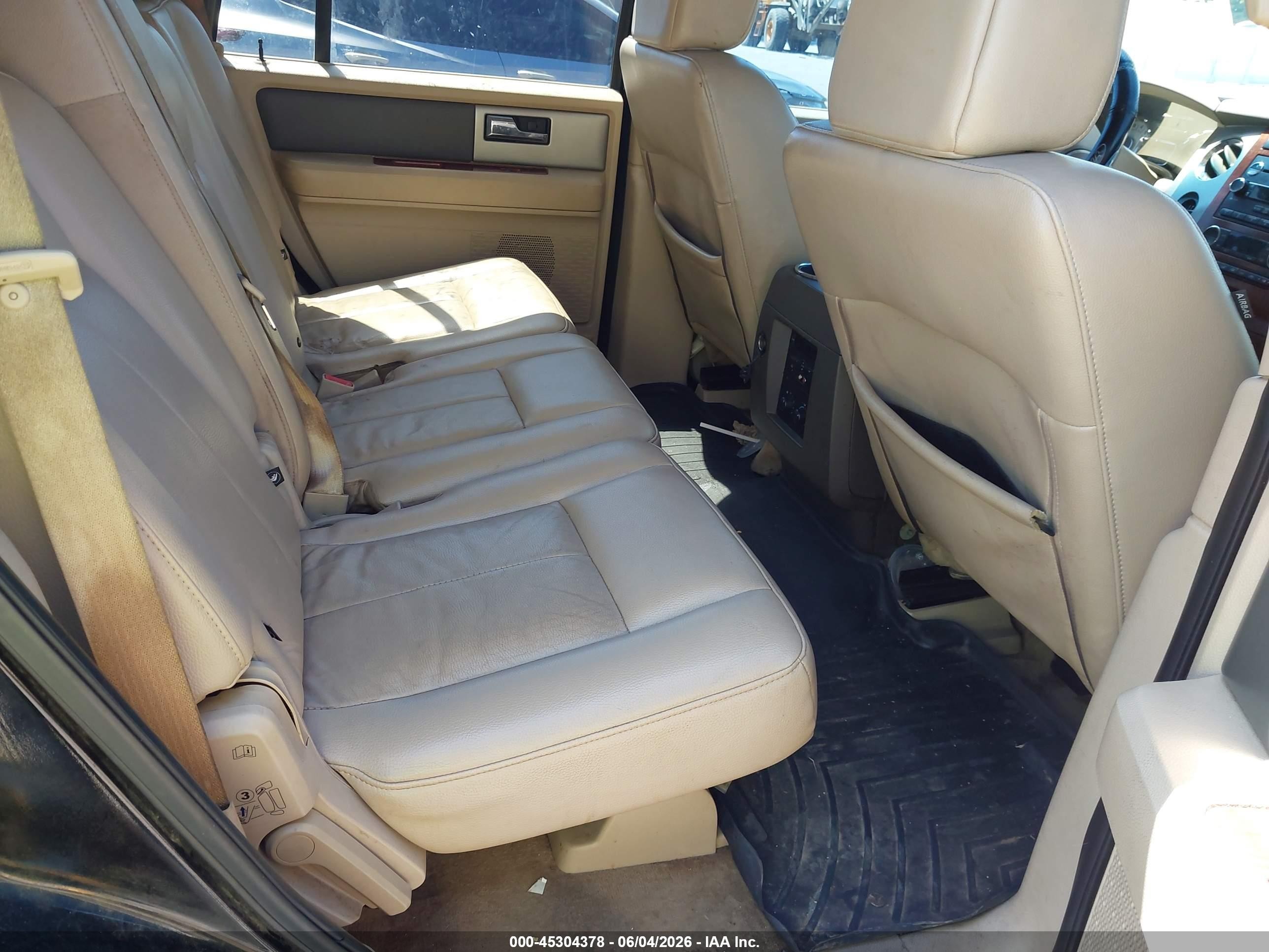 2008 Ford Expedition Eddie Bauer/king Ranch Black vin: 1FMFU17598LA34952
