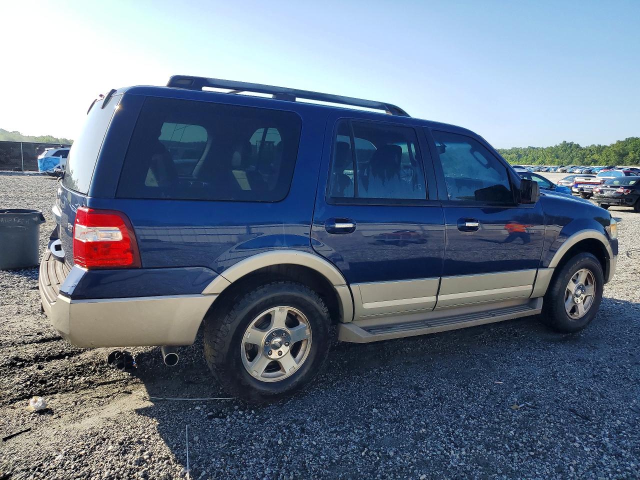 2009 Ford Expedition Eddie Bauer Синий vin: 1FMFU17599EB09946