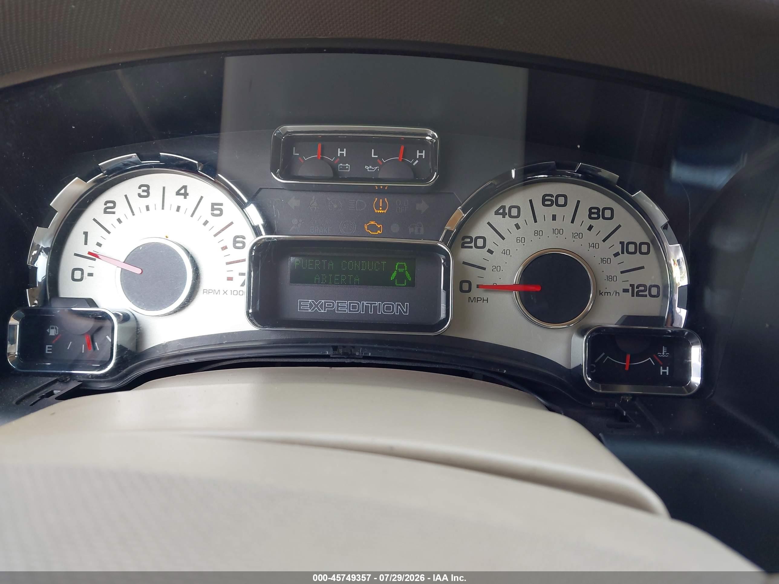 2007 Ford Expedition Eddie Bauer Gray vin: 1FMFU175X7LA63505
