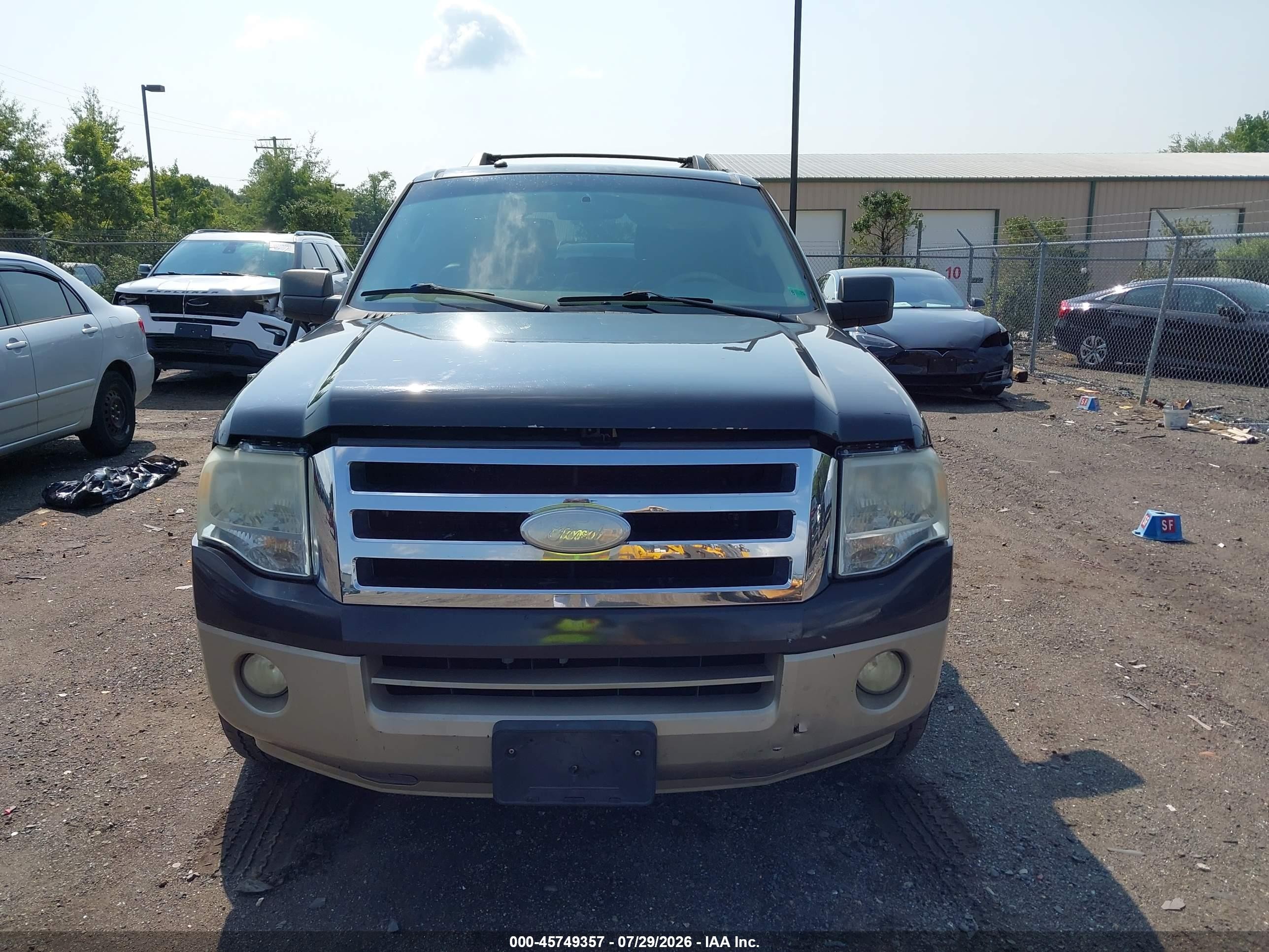 2007 Ford Expedition Eddie Bauer Gray vin: 1FMFU175X7LA63505