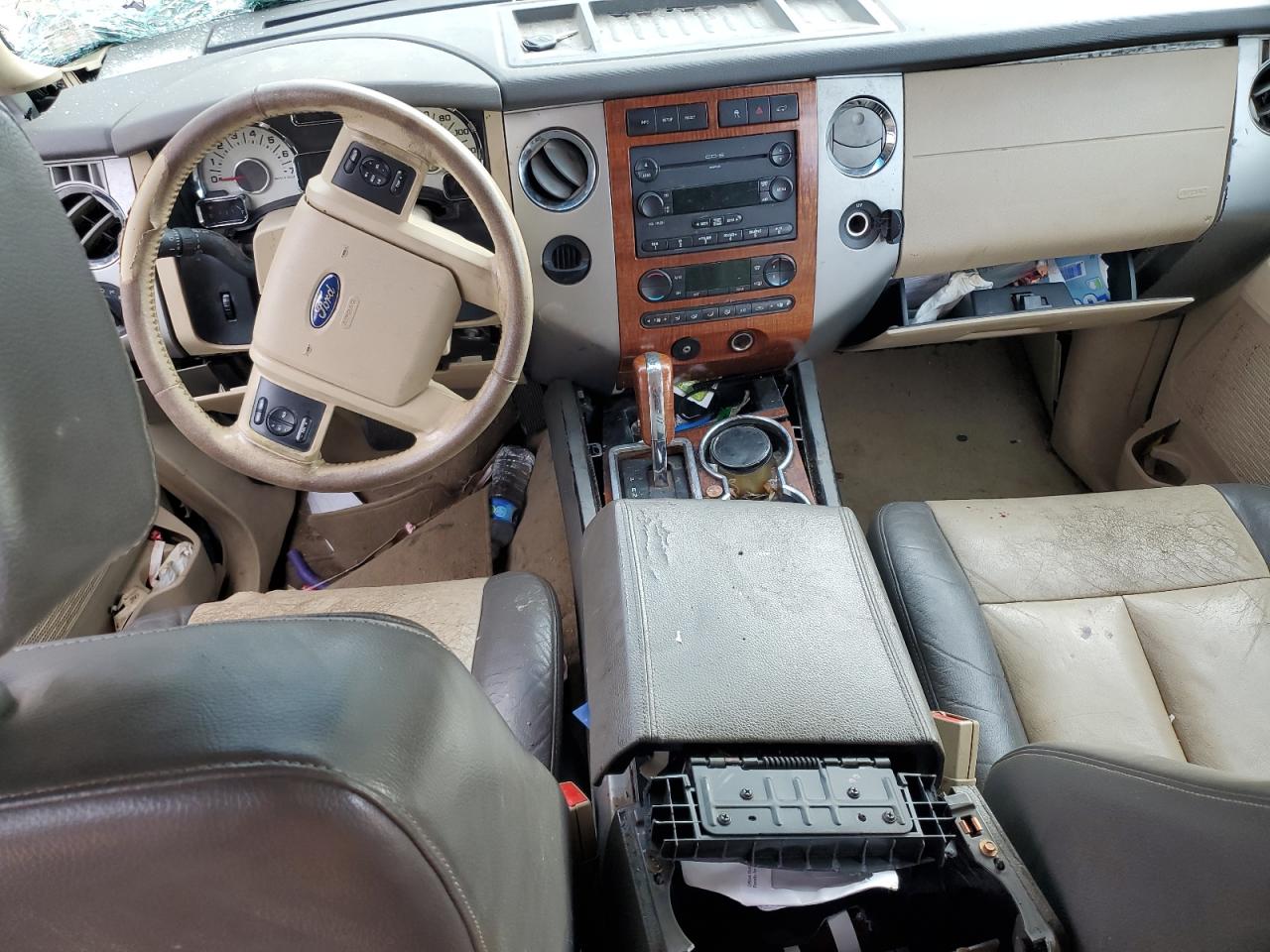 2007 Ford Expedition Eddie Bauer Белый vin: 1FMFU175X7LA68106