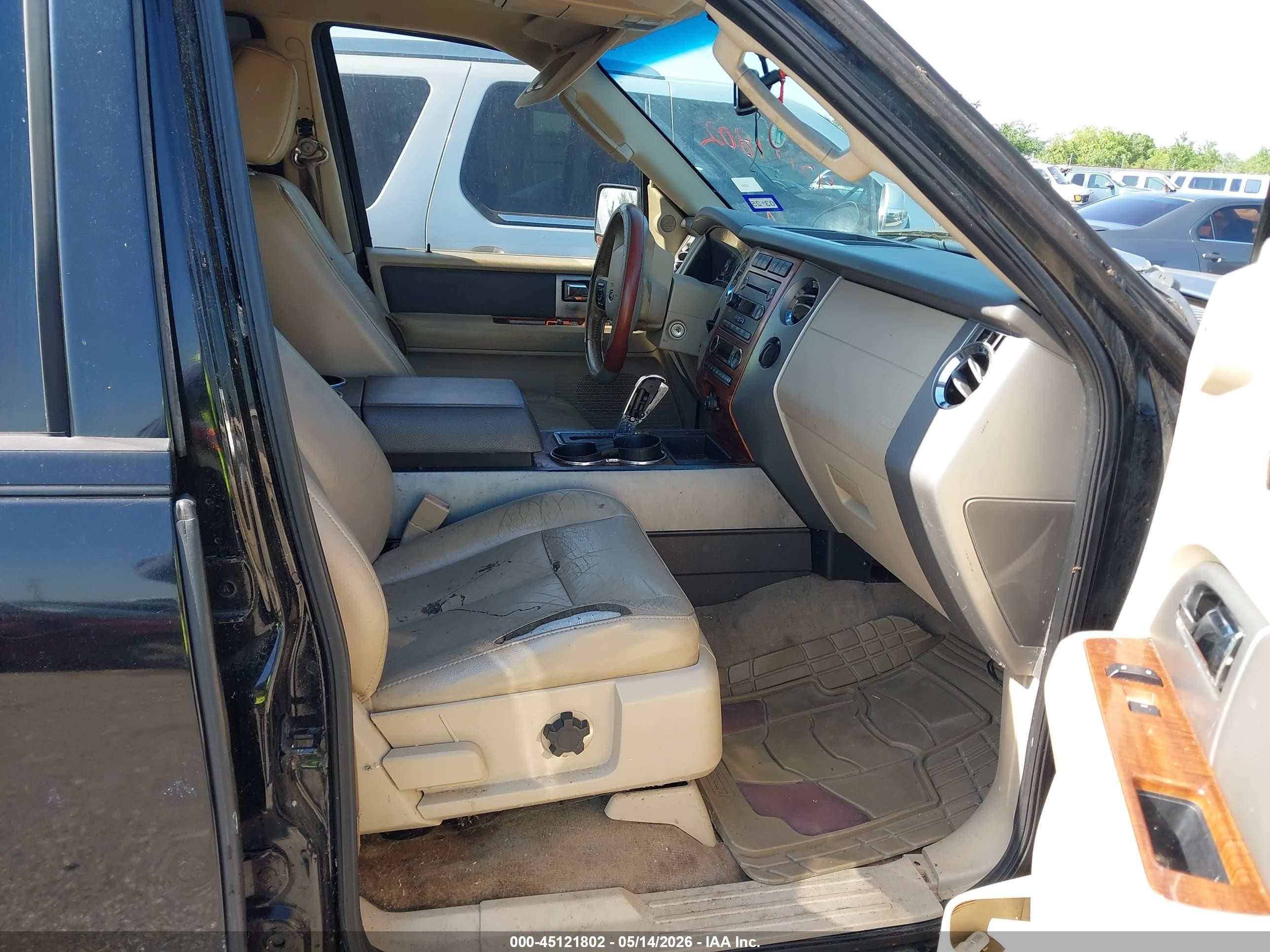 2008 Ford Expedition Eddie Bauer/king Ranch Black vin: 1FMFU175X8LA85327
