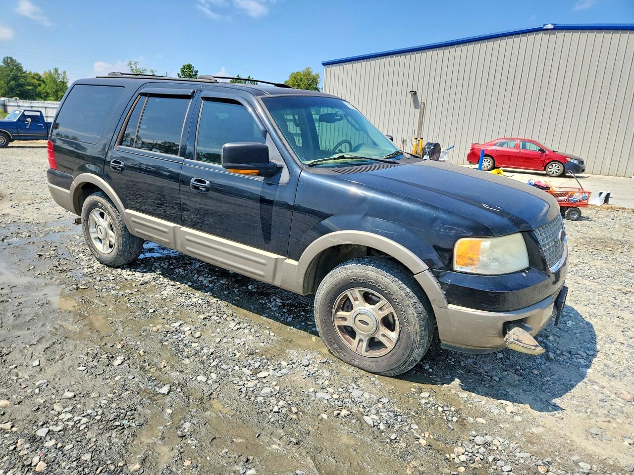 2003 Ford Expedition Eddie Bauer Black vin: 1FMFU17L03LC20175
