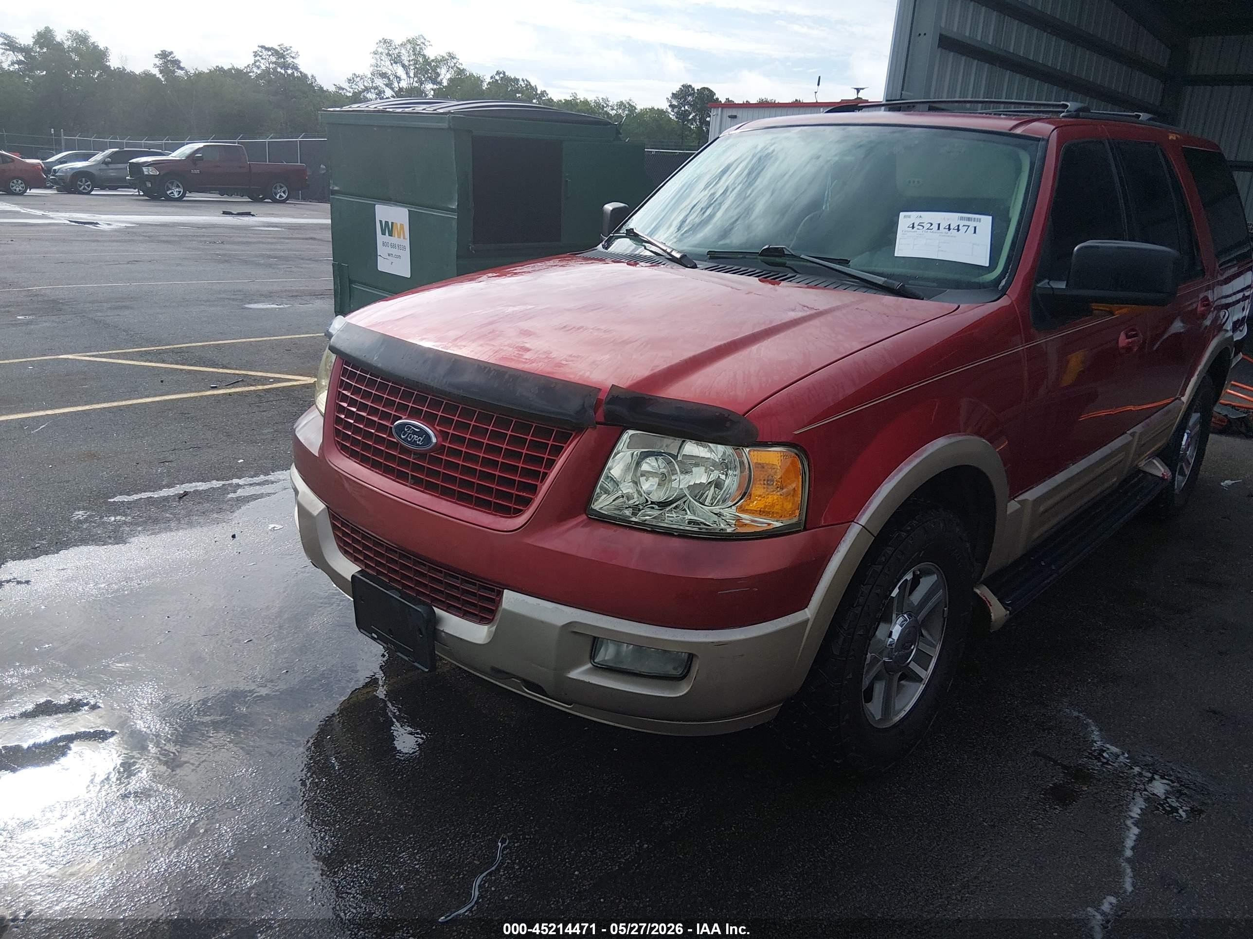 2004 Ford Expedition Eddie Bauer Red vin: 1FMFU17L04LB41252