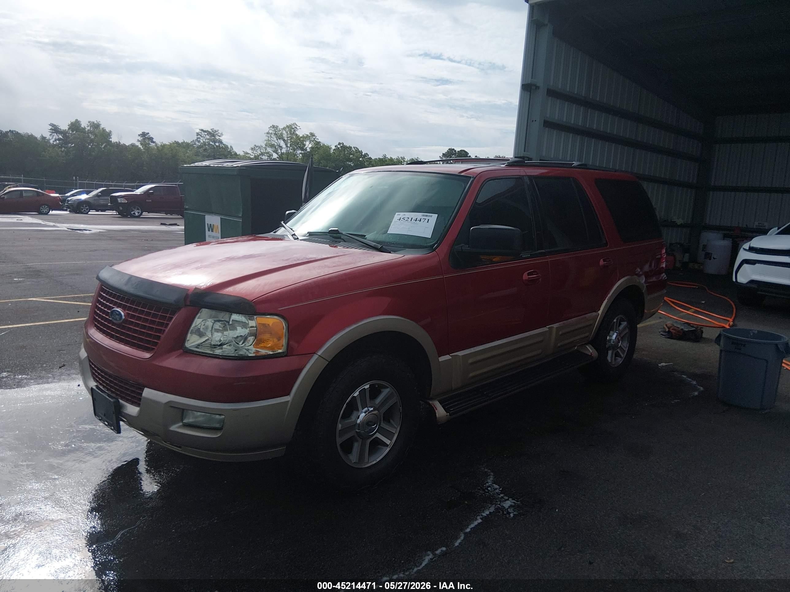 2004 Ford Expedition Eddie Bauer Red vin: 1FMFU17L04LB41252