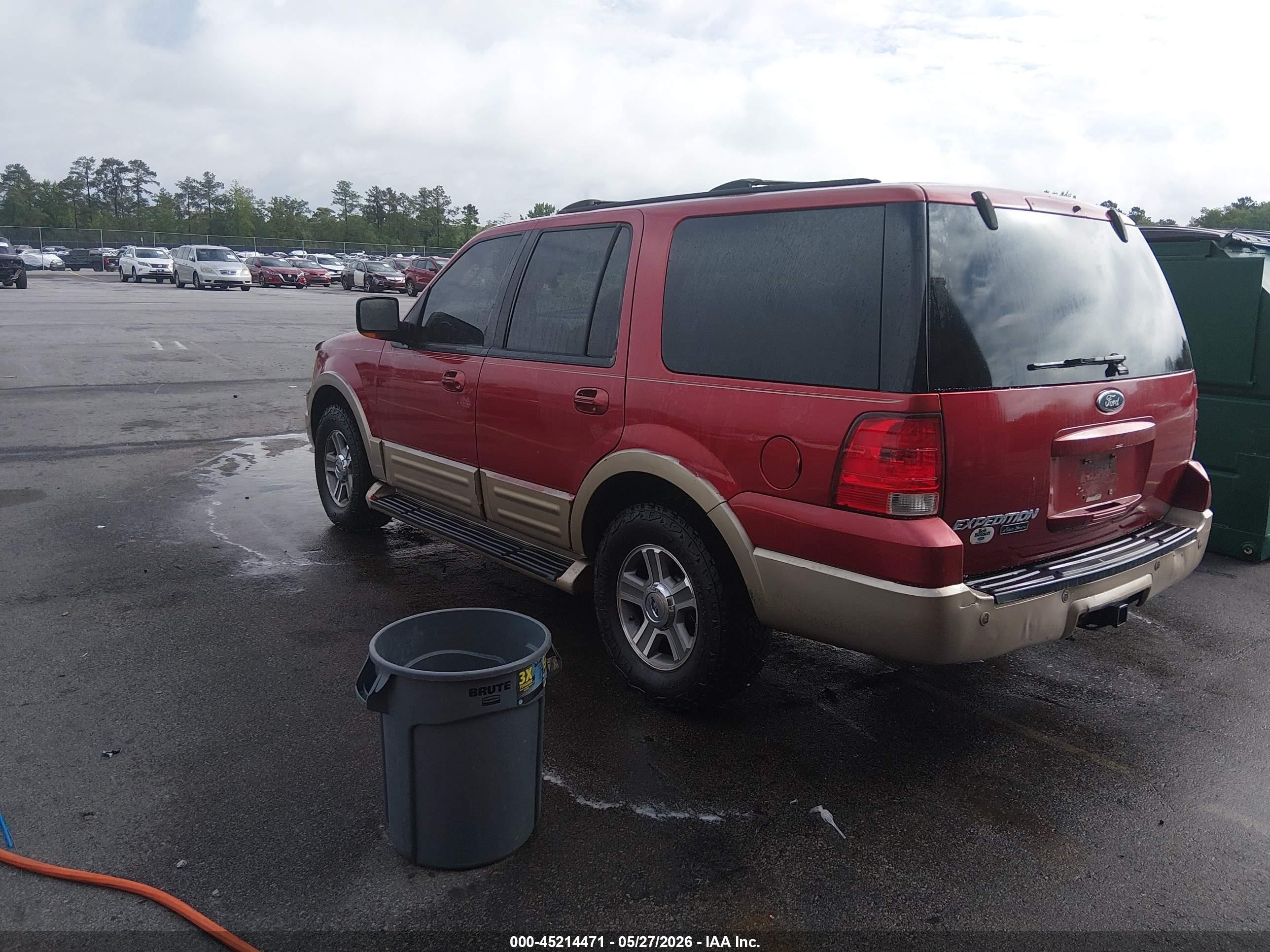 2004 Ford Expedition Eddie Bauer Red vin: 1FMFU17L04LB41252