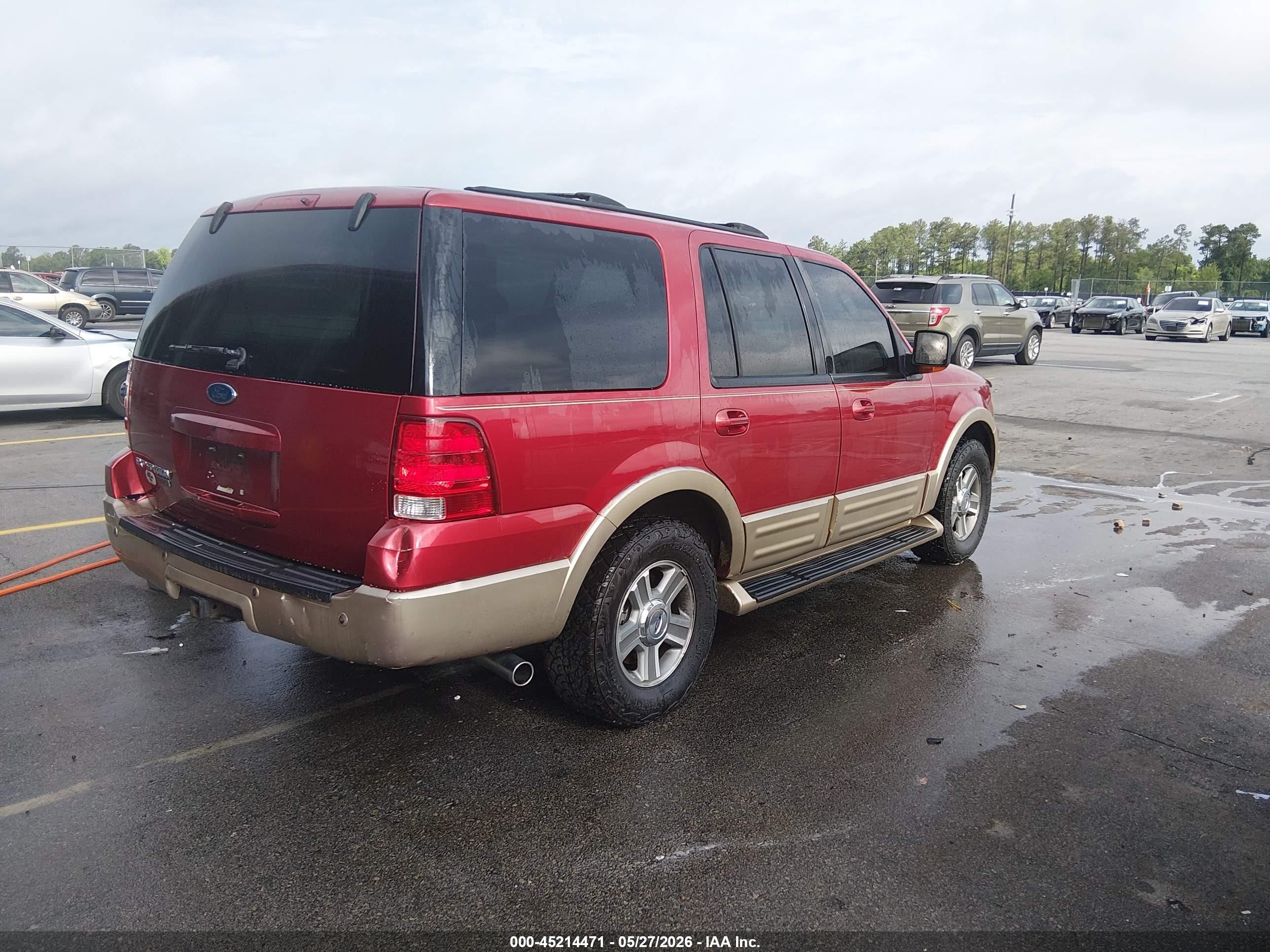 2004 Ford Expedition Eddie Bauer Red vin: 1FMFU17L04LB41252