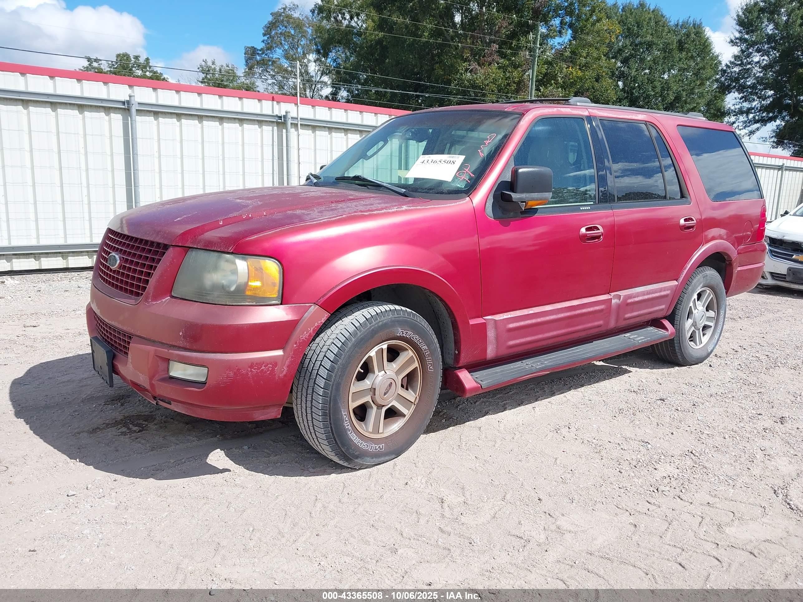 2004 Ford Expedition Eddie Bauer Red vin: 1FMFU17L04LB48881