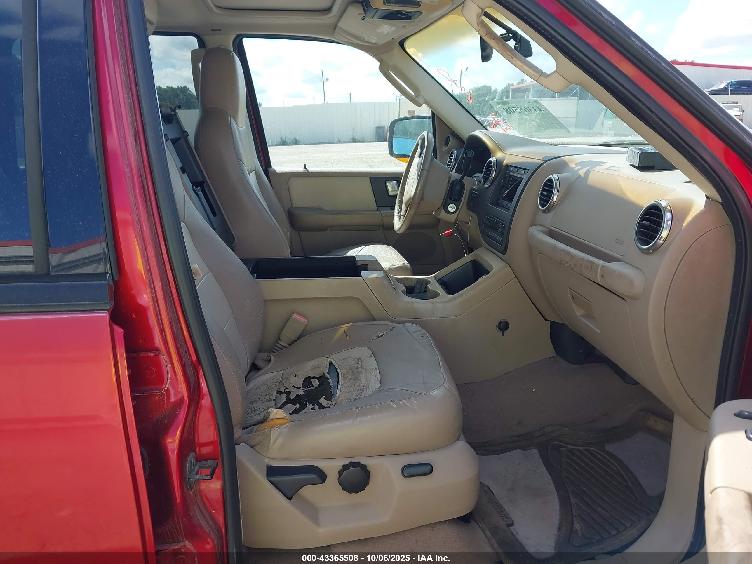 2004 Ford Expedition Eddie Bauer Red vin: 1FMFU17L04LB48881
