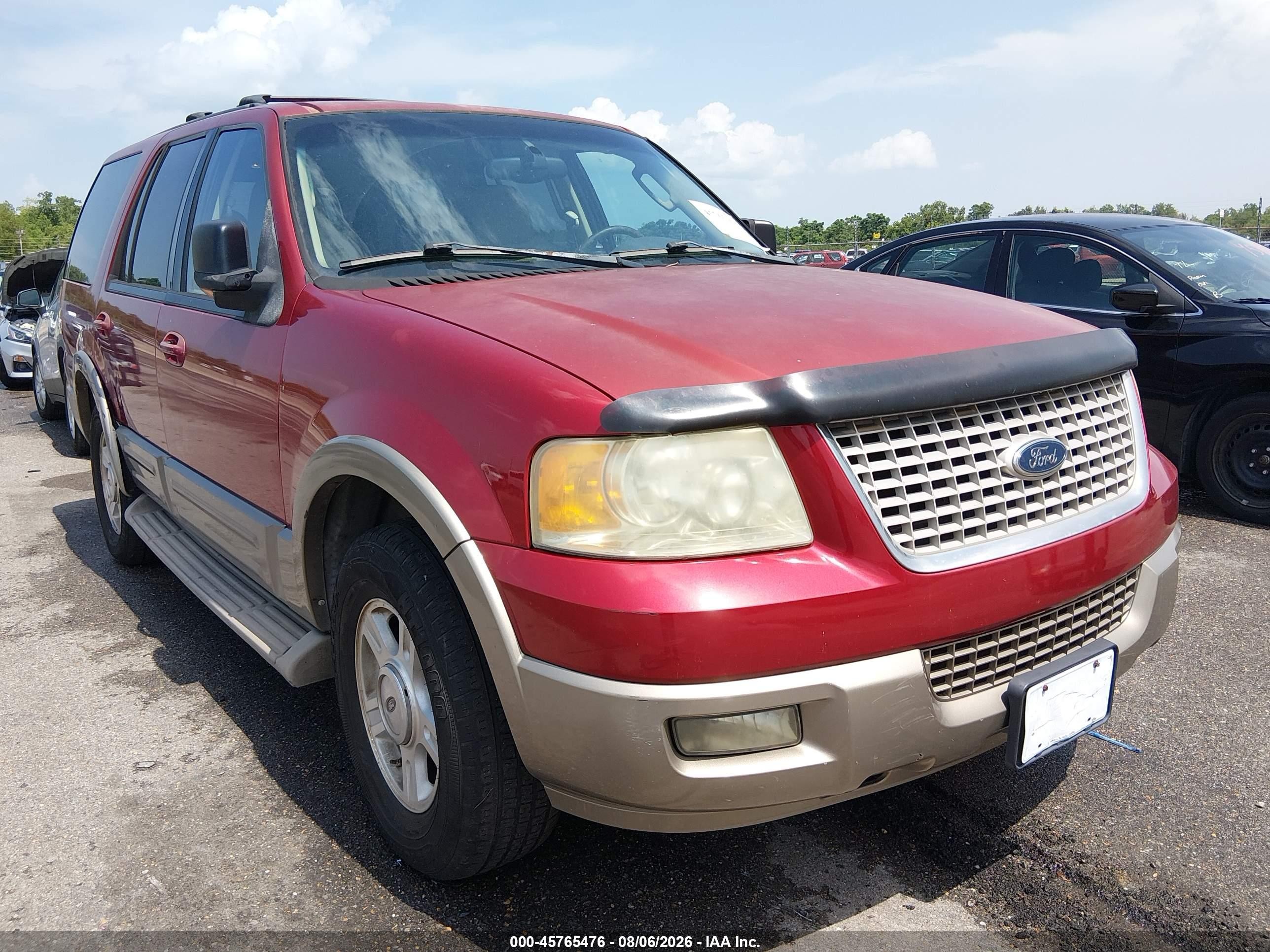 2004 Ford Expedition Eddie Bauer Red vin: 1FMFU17L14LA58526