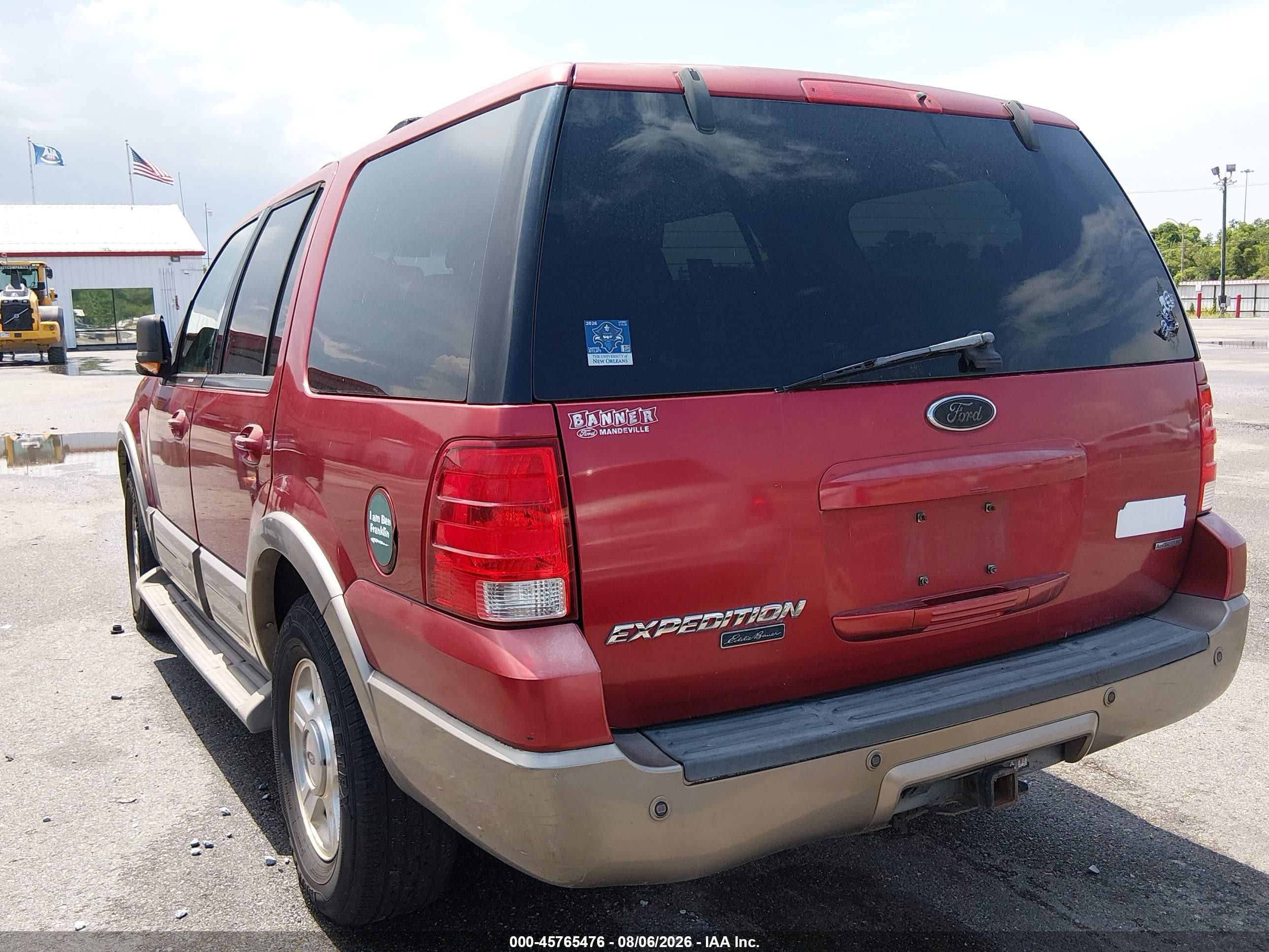 2004 Ford Expedition Eddie Bauer Red vin: 1FMFU17L14LA58526