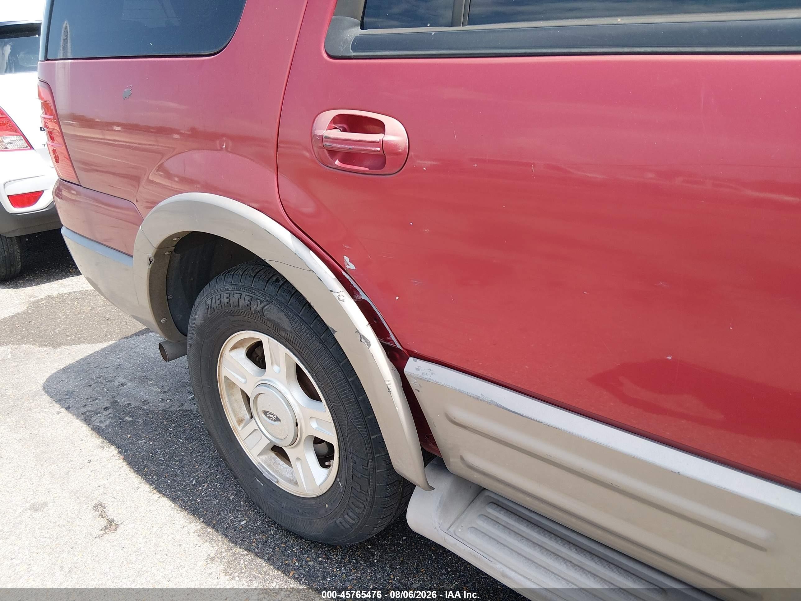 2004 Ford Expedition Eddie Bauer Red vin: 1FMFU17L14LA58526