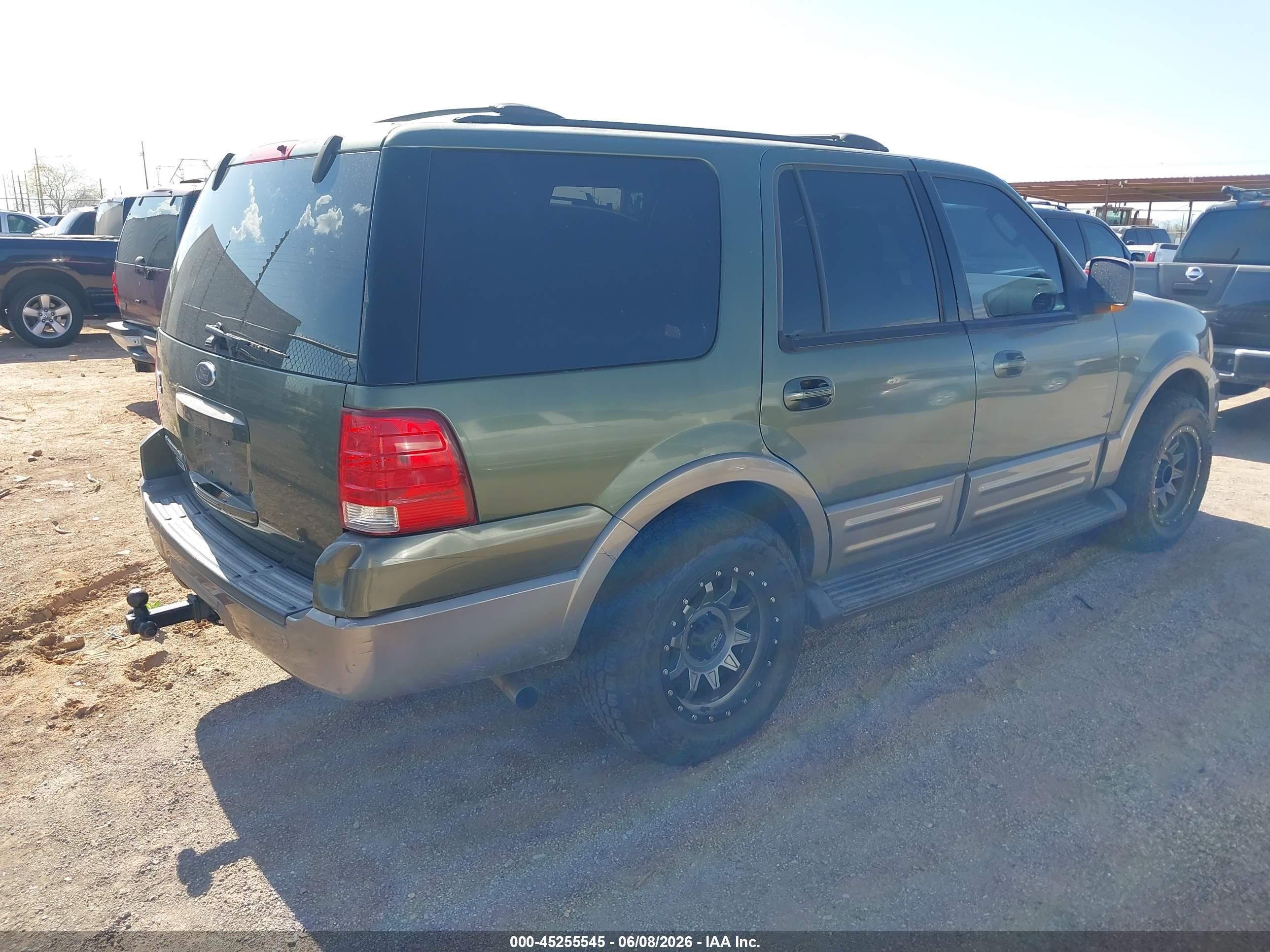 2003 Ford Expedition Eddie Bauer Green vin: 1FMFU17L23LA59912