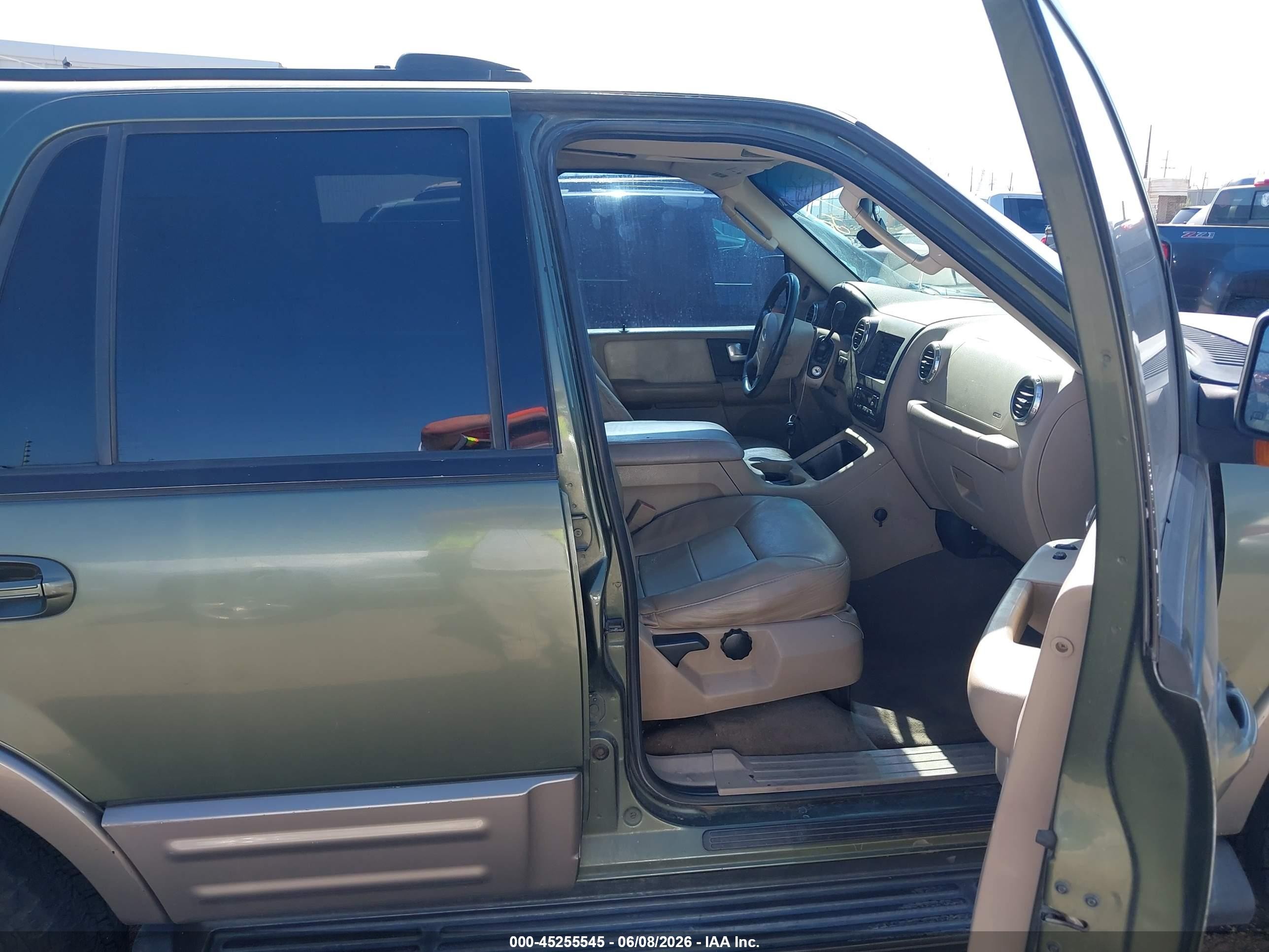 2003 Ford Expedition Eddie Bauer Green vin: 1FMFU17L23LA59912