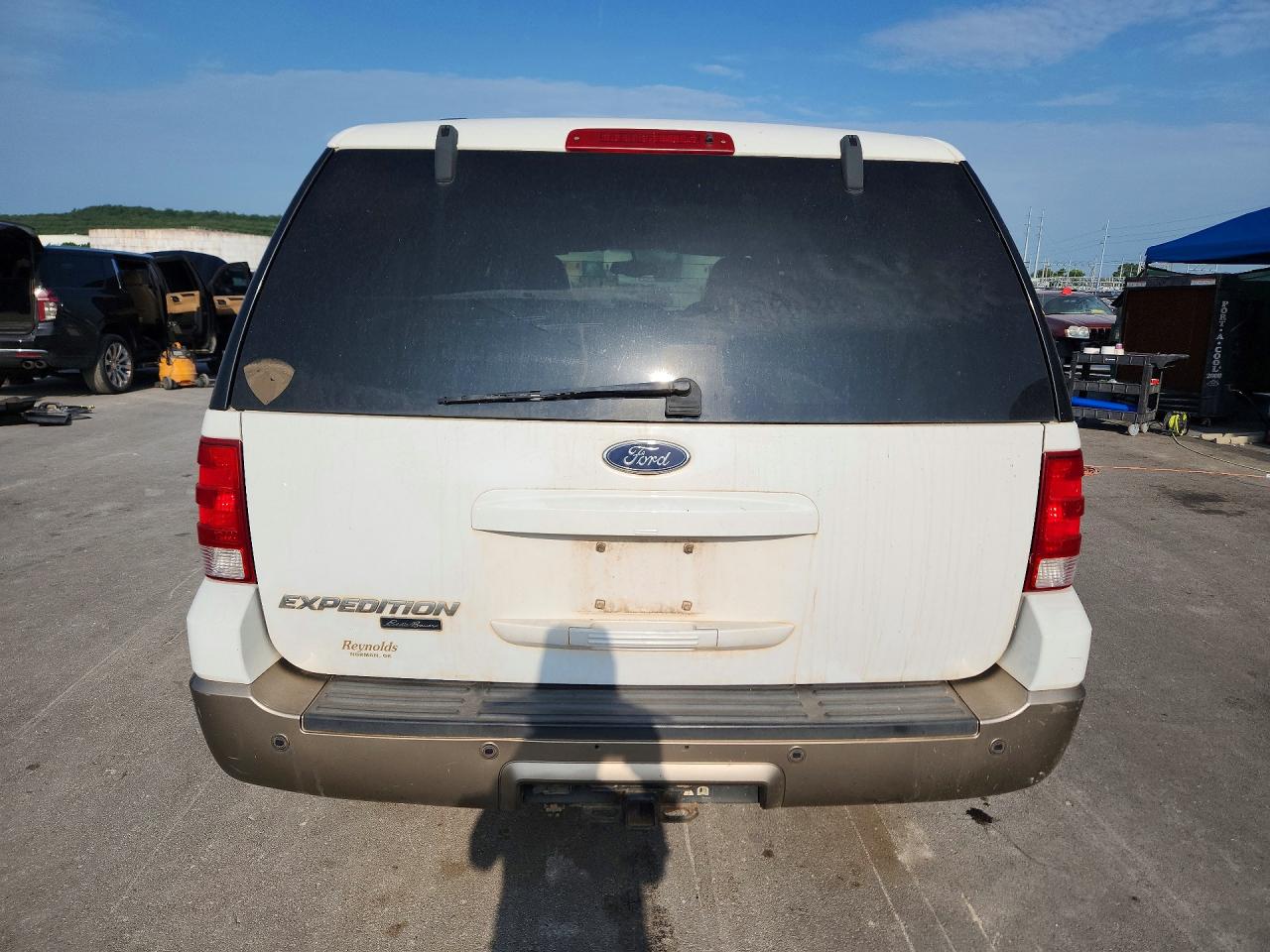 2003 Ford Expedition Eddie Bauer White vin: 1FMFU17L33LC39450