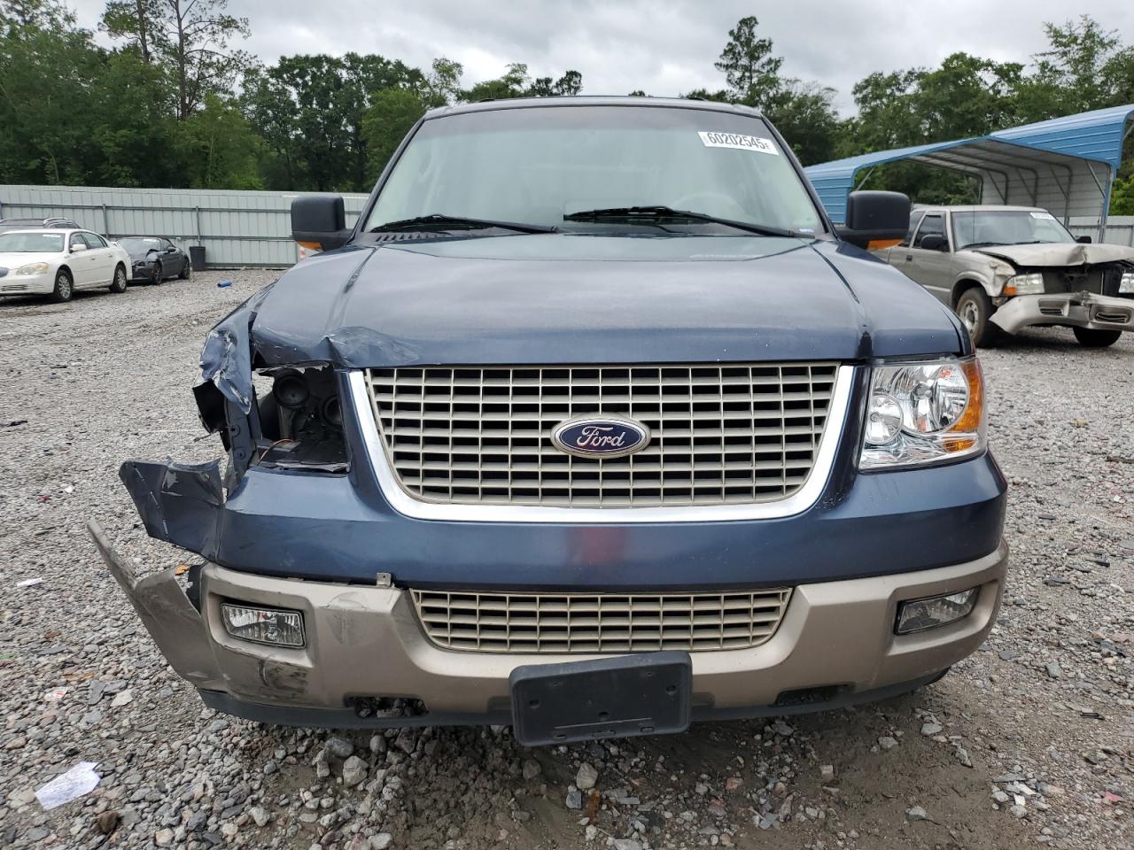 2003 Ford Expedition Eddie Bauer Синий vin: 1FMFU17L53LA92094