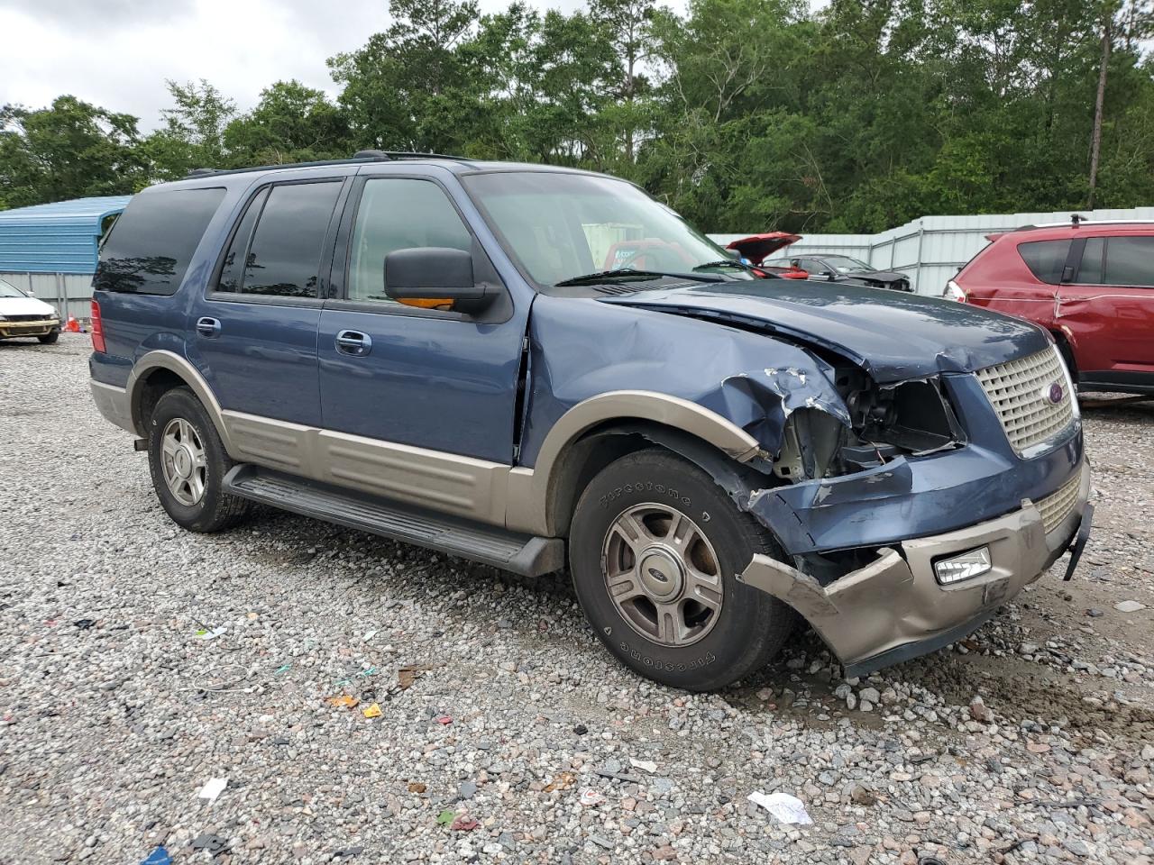 2003 Ford Expedition Eddie Bauer Синий vin: 1FMFU17L53LA92094