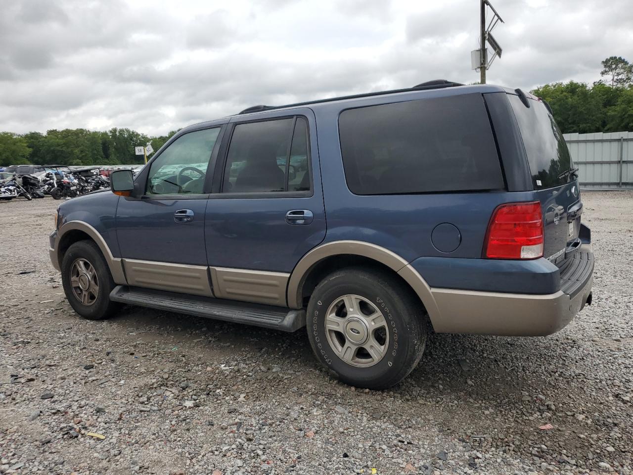 2003 Ford Expedition Eddie Bauer Синий vin: 1FMFU17L53LA92094