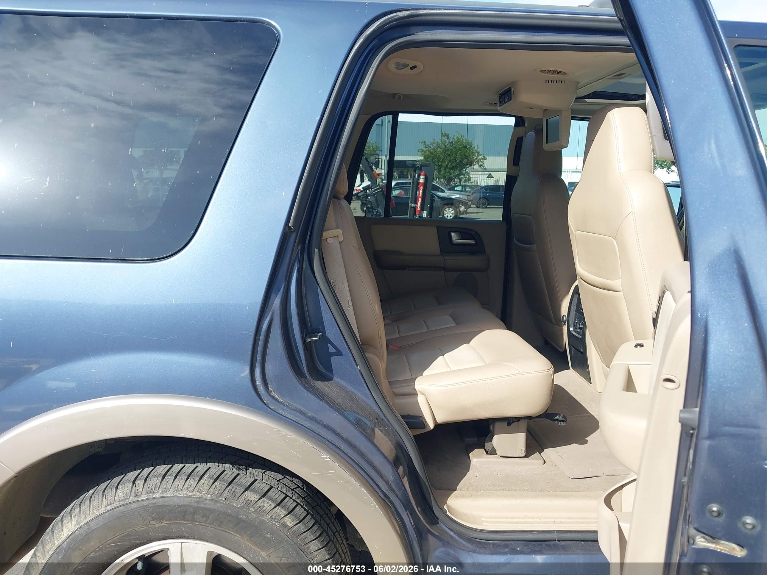 2003 Ford Expedition Eddie Bauer Blue vin: 1FMFU17L53LB64444
