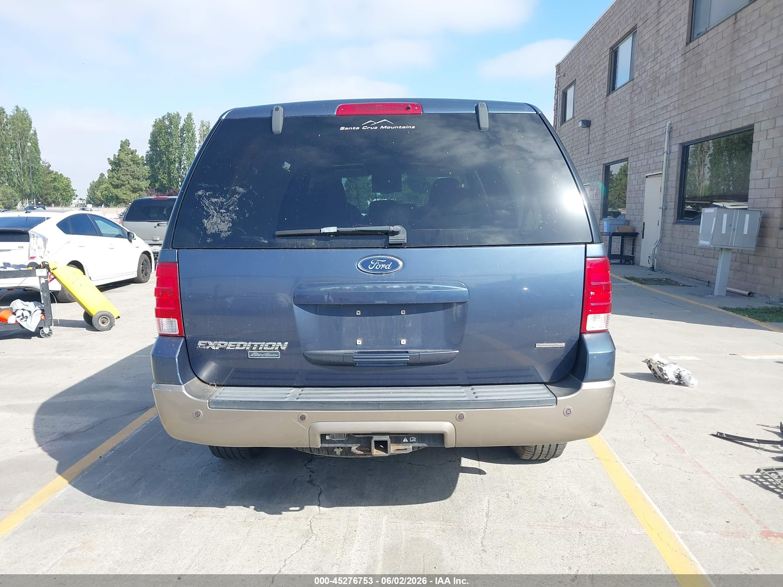 2003 Ford Expedition Eddie Bauer Blue vin: 1FMFU17L53LB64444