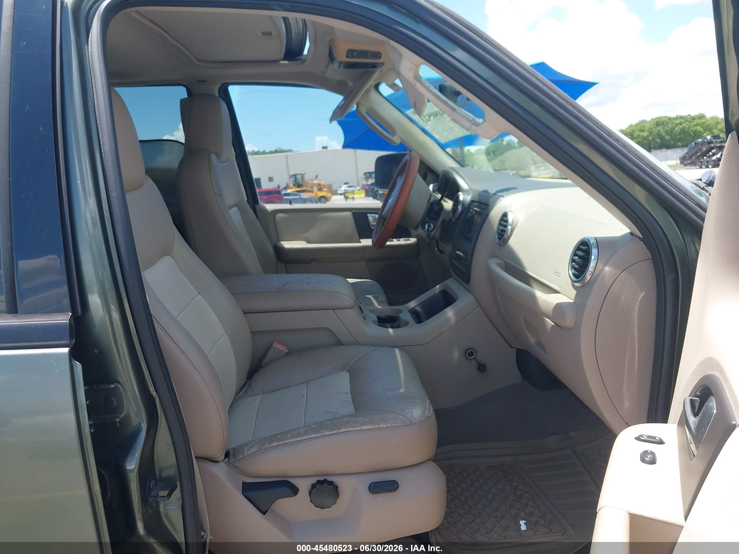 2003 Ford Expedition Eddie Bauer Green vin: 1FMFU17L63LB53341