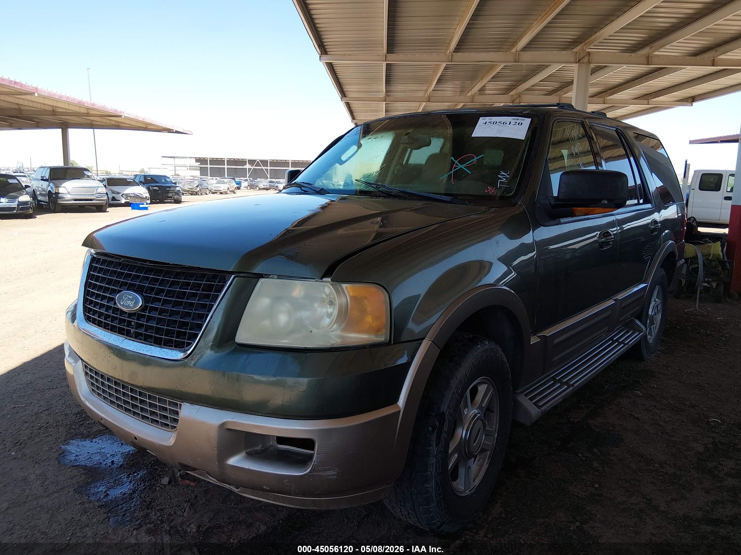 2003 Ford Expedition Eddie Bauer Green vin: 1FMFU17L73LC55778