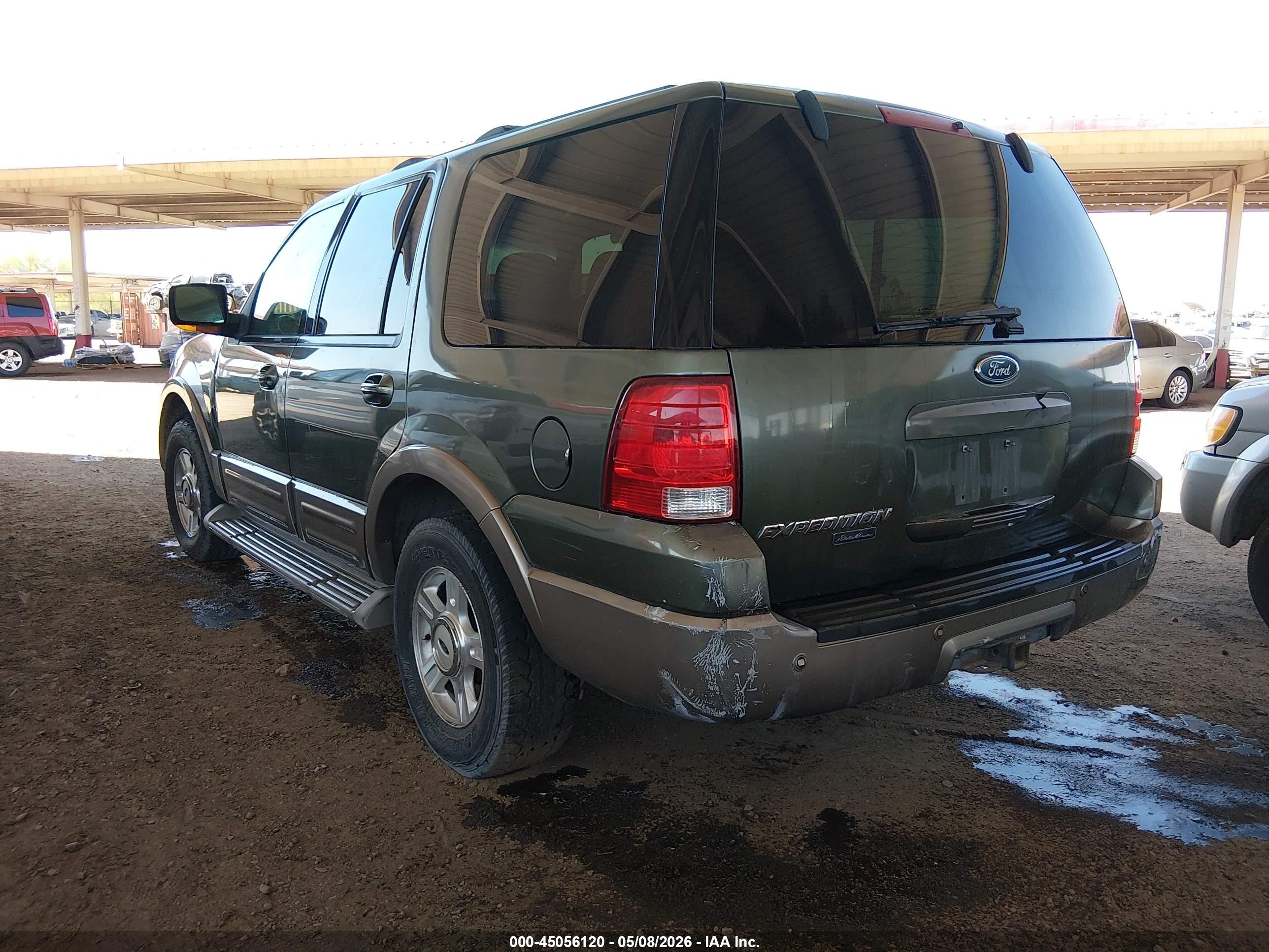 2003 Ford Expedition Eddie Bauer Green vin: 1FMFU17L73LC55778