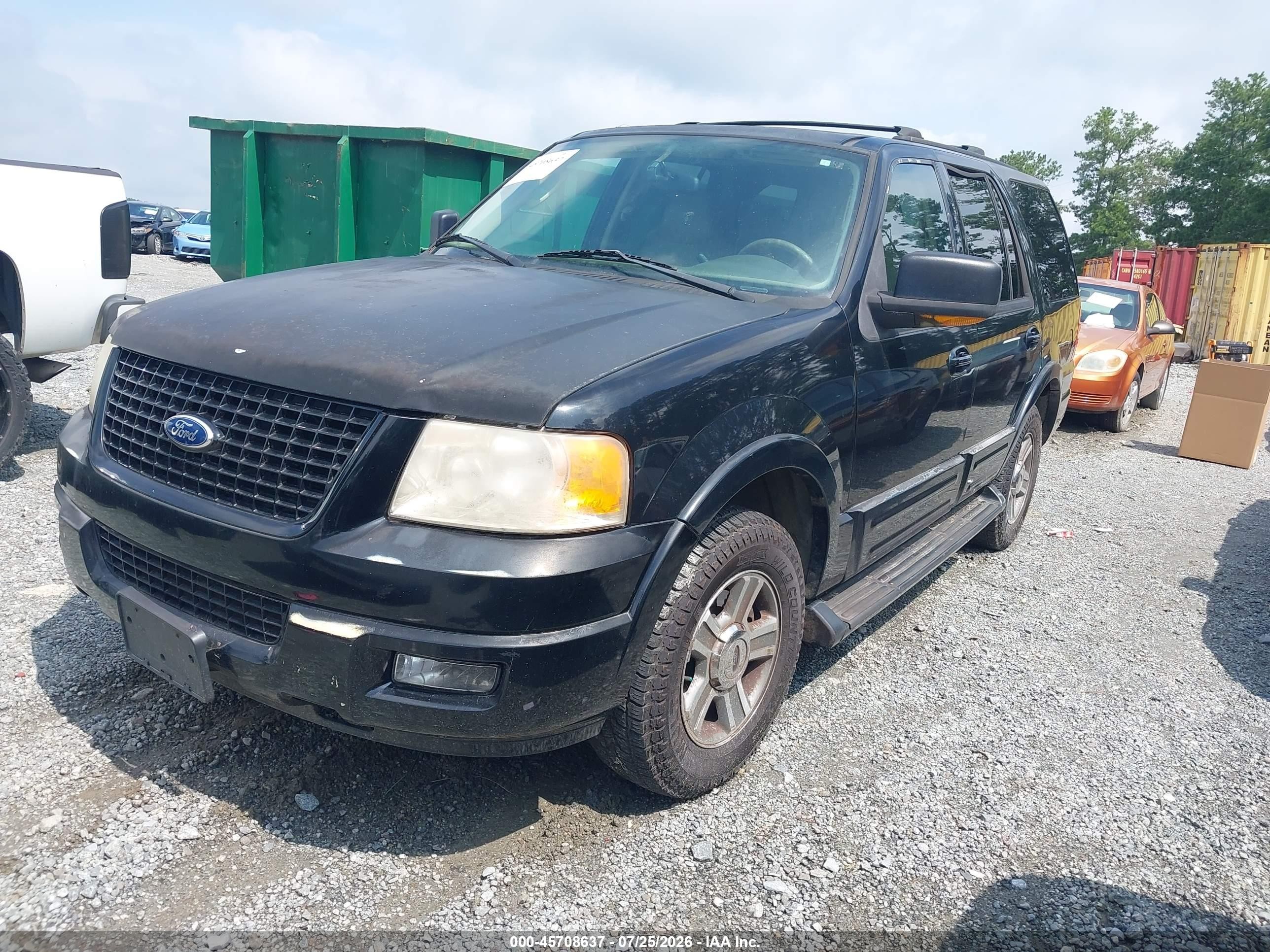 2004 Ford Expedition Eddie Bauer Black vin: 1FMFU17L74LA76299