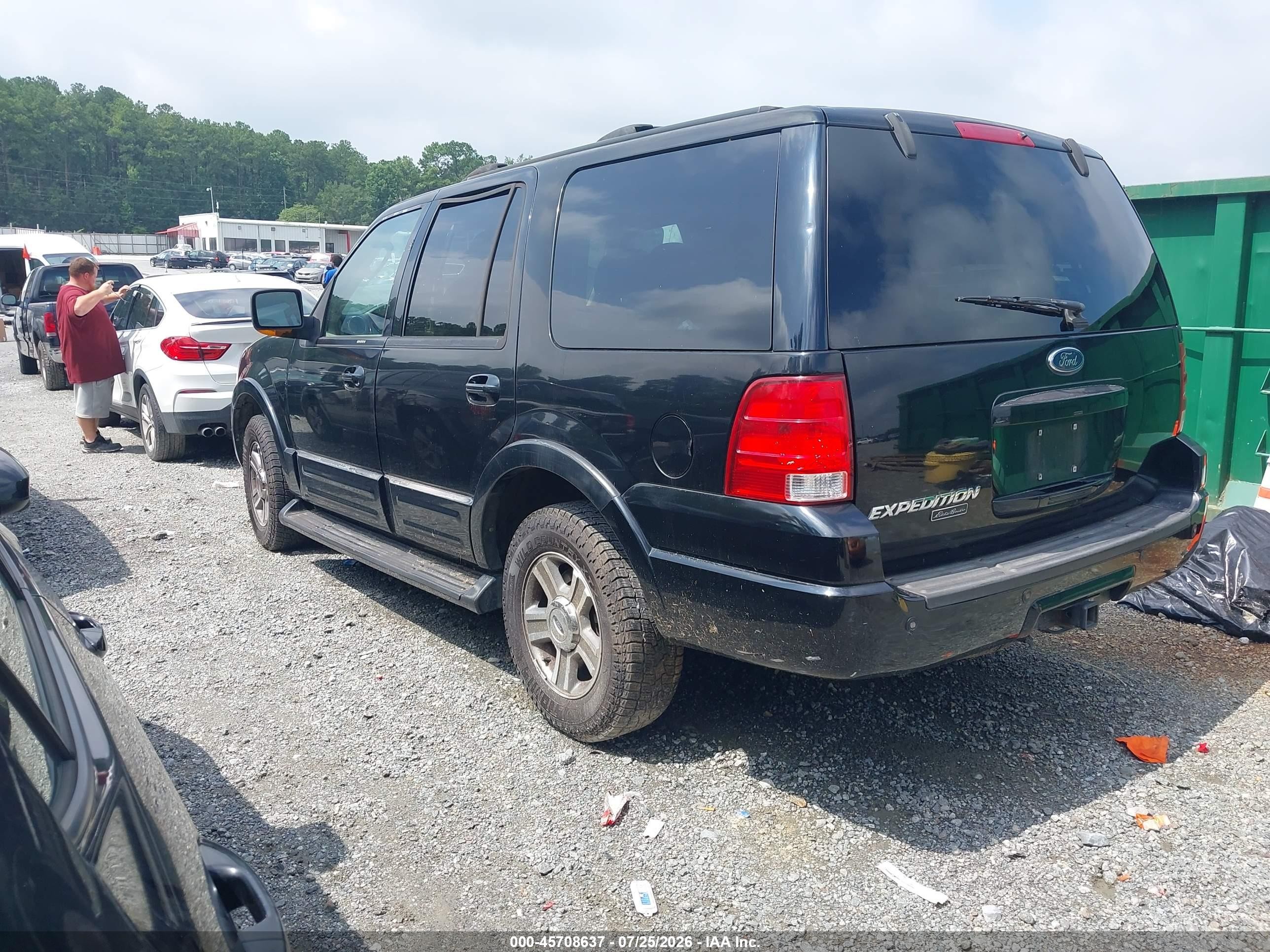 2004 Ford Expedition Eddie Bauer Black vin: 1FMFU17L74LA76299