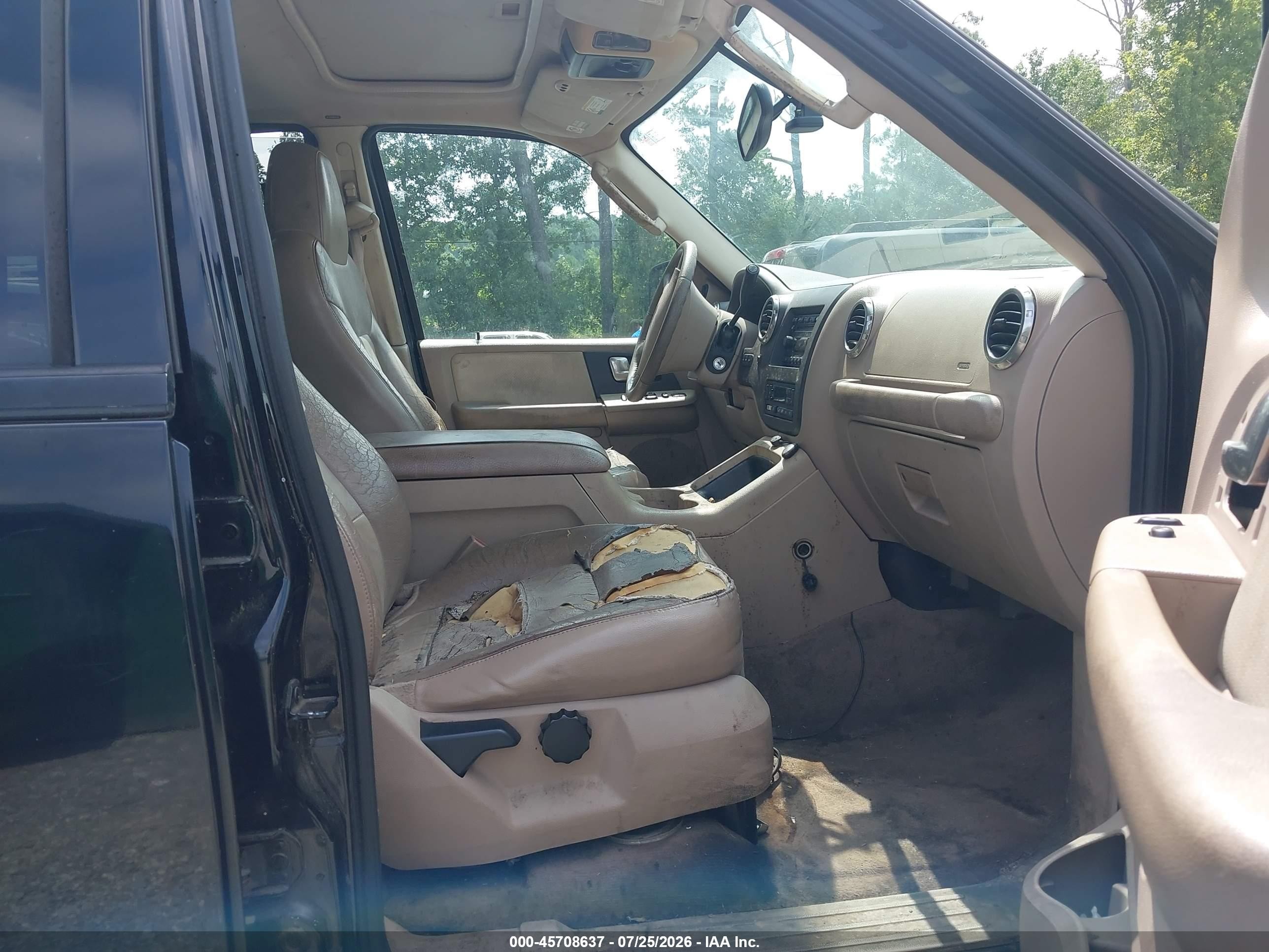 2004 Ford Expedition Eddie Bauer Black vin: 1FMFU17L74LA76299