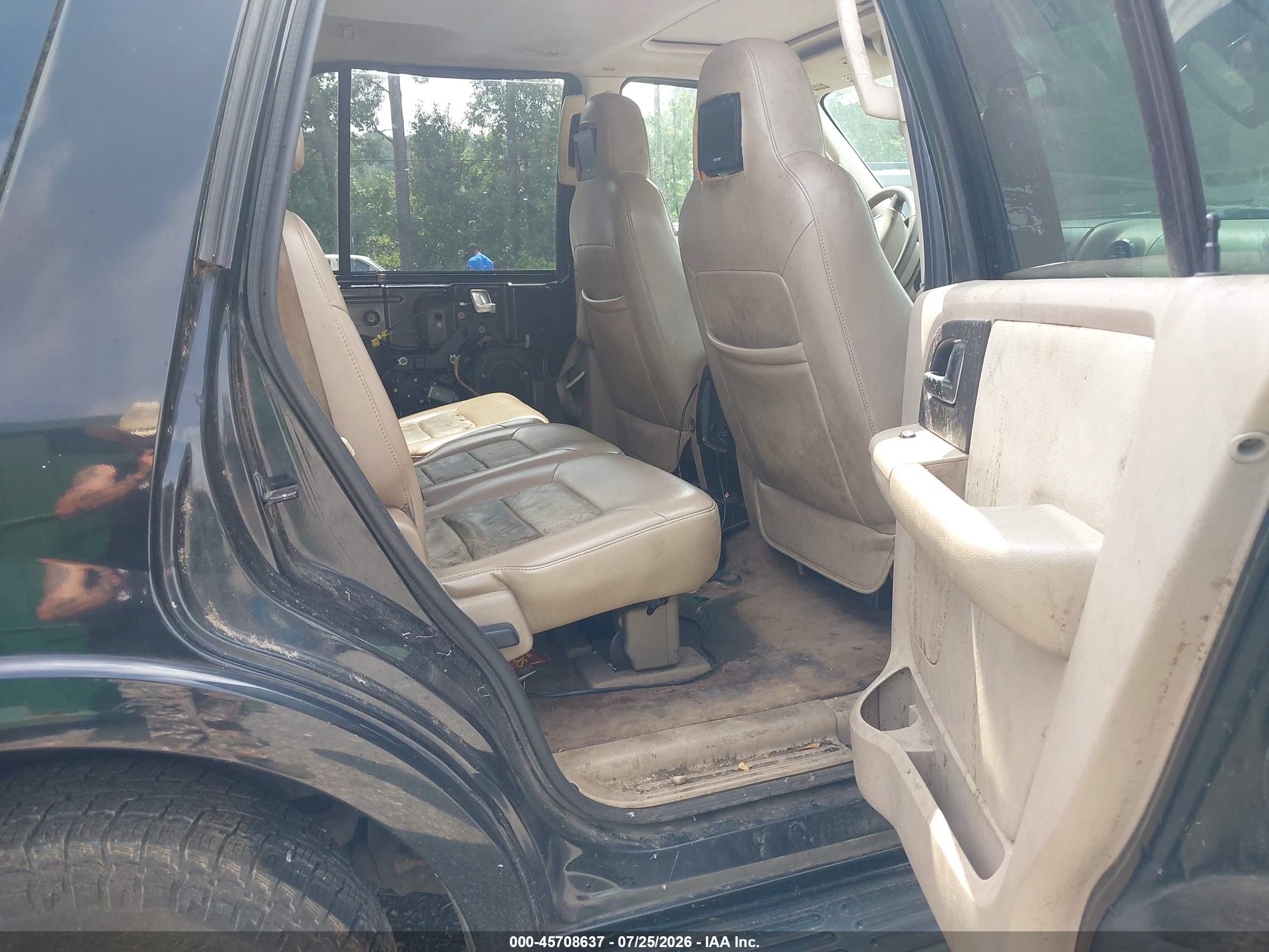 2004 Ford Expedition Eddie Bauer Black vin: 1FMFU17L74LA76299