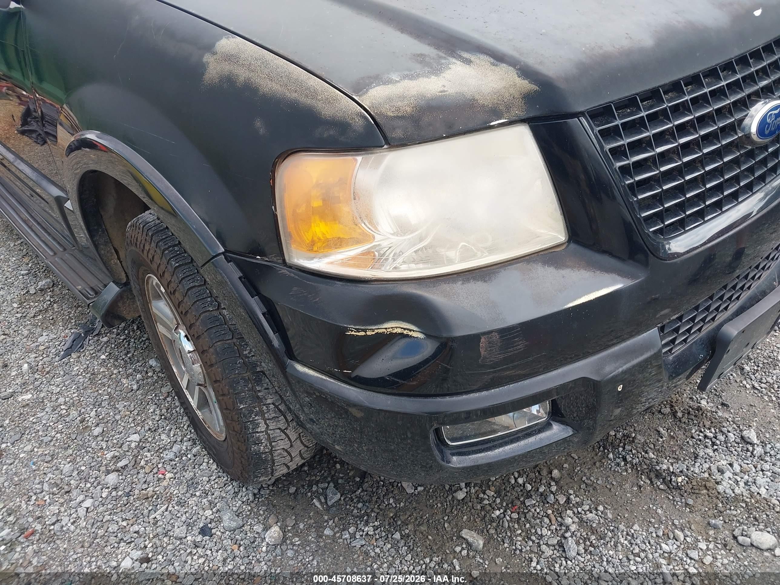 2004 Ford Expedition Eddie Bauer Black vin: 1FMFU17L74LA76299