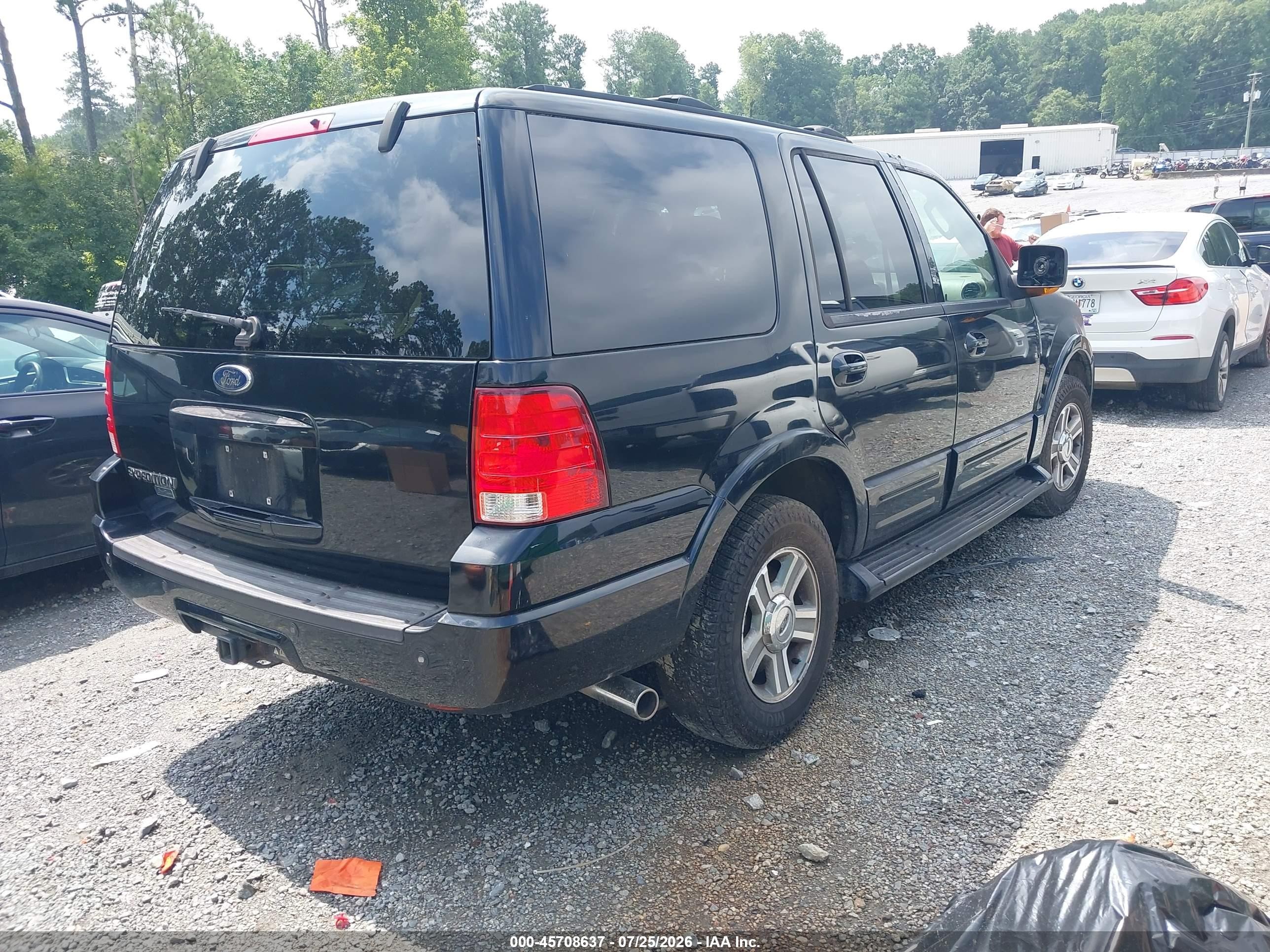 2004 Ford Expedition Eddie Bauer Black vin: 1FMFU17L74LA76299