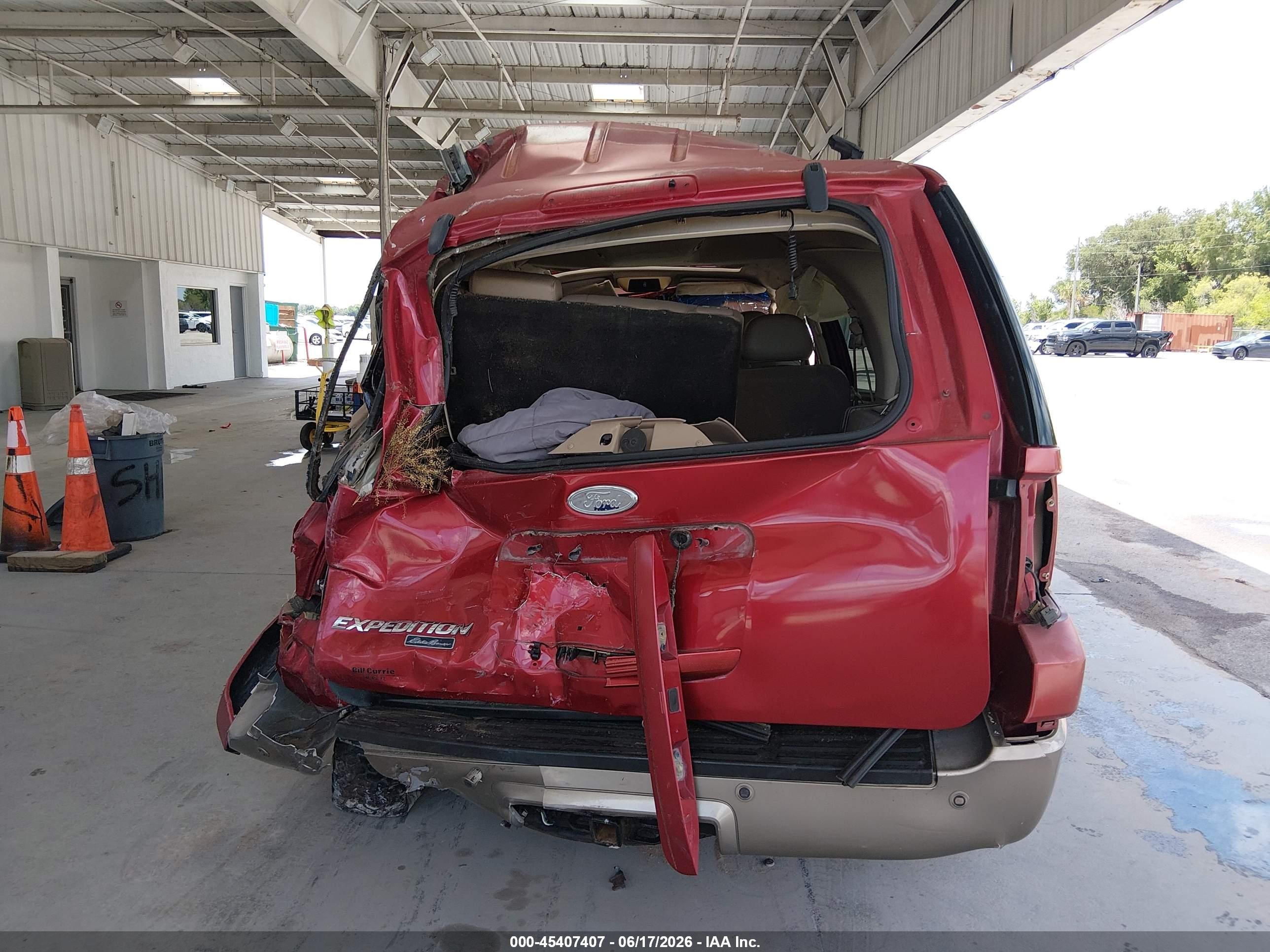 2004 Ford Expedition Eddie Bauer Burgundy vin: 1FMFU17L84LB16938