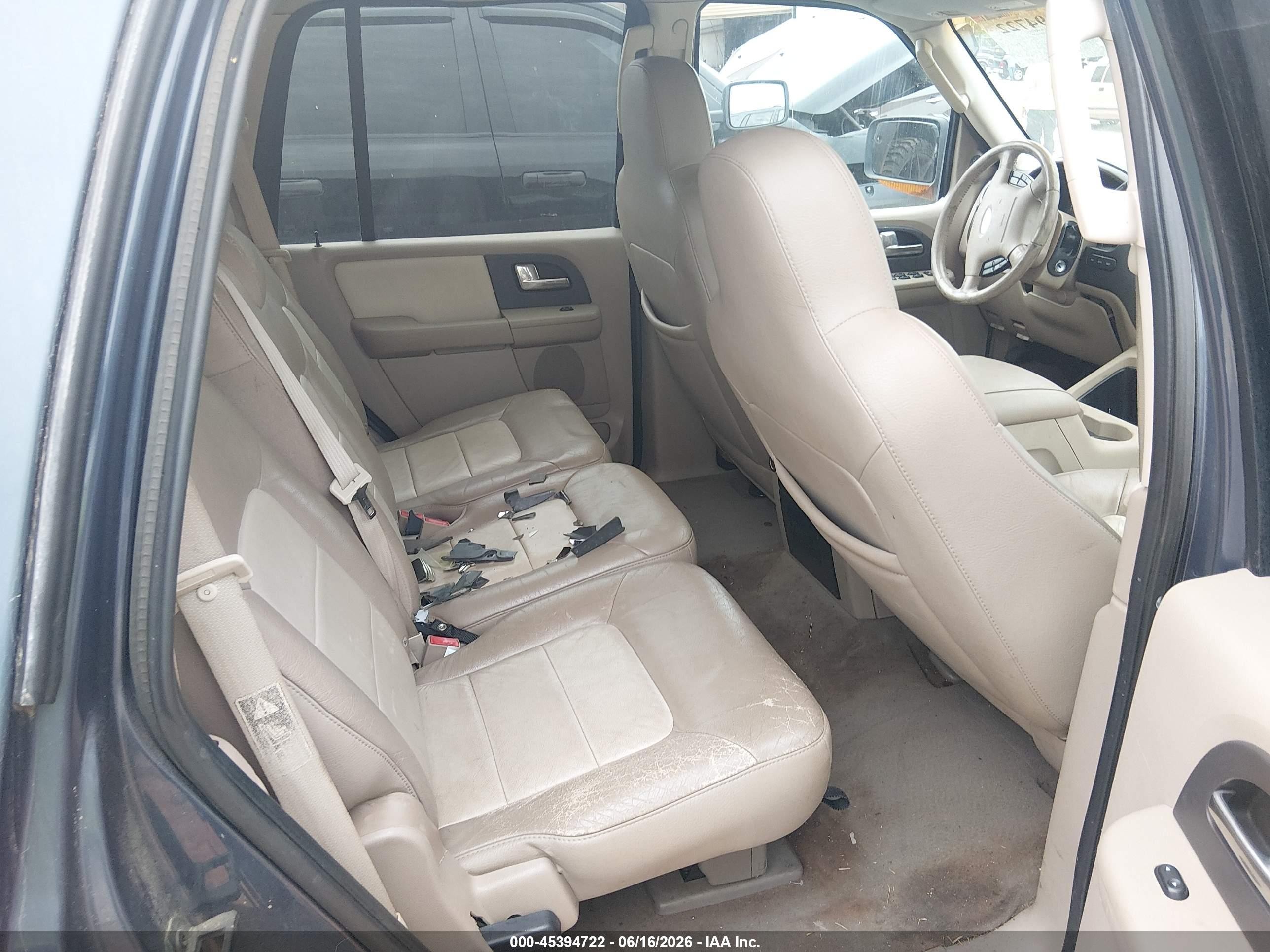 2003 Ford Expedition Eddie Bauer Blue vin: 1FMFU17L93LA90459
