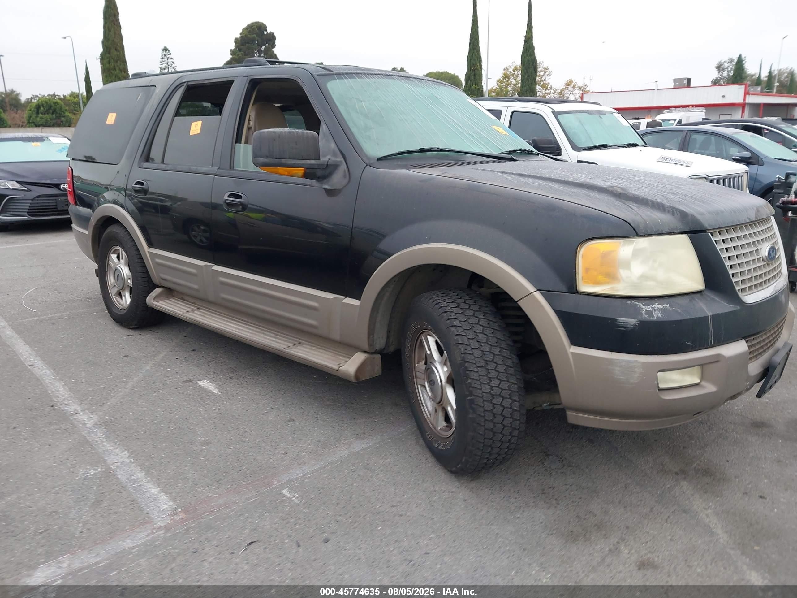 2004 Ford Expedition Eddie Bauer Dark Blue vin: 1FMFU17L94LB77621