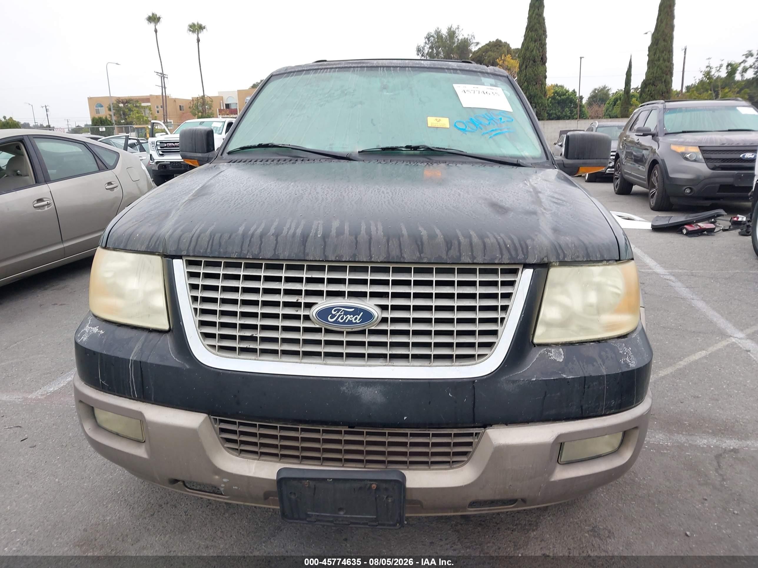 2004 Ford Expedition Eddie Bauer Dark Blue vin: 1FMFU17L94LB77621